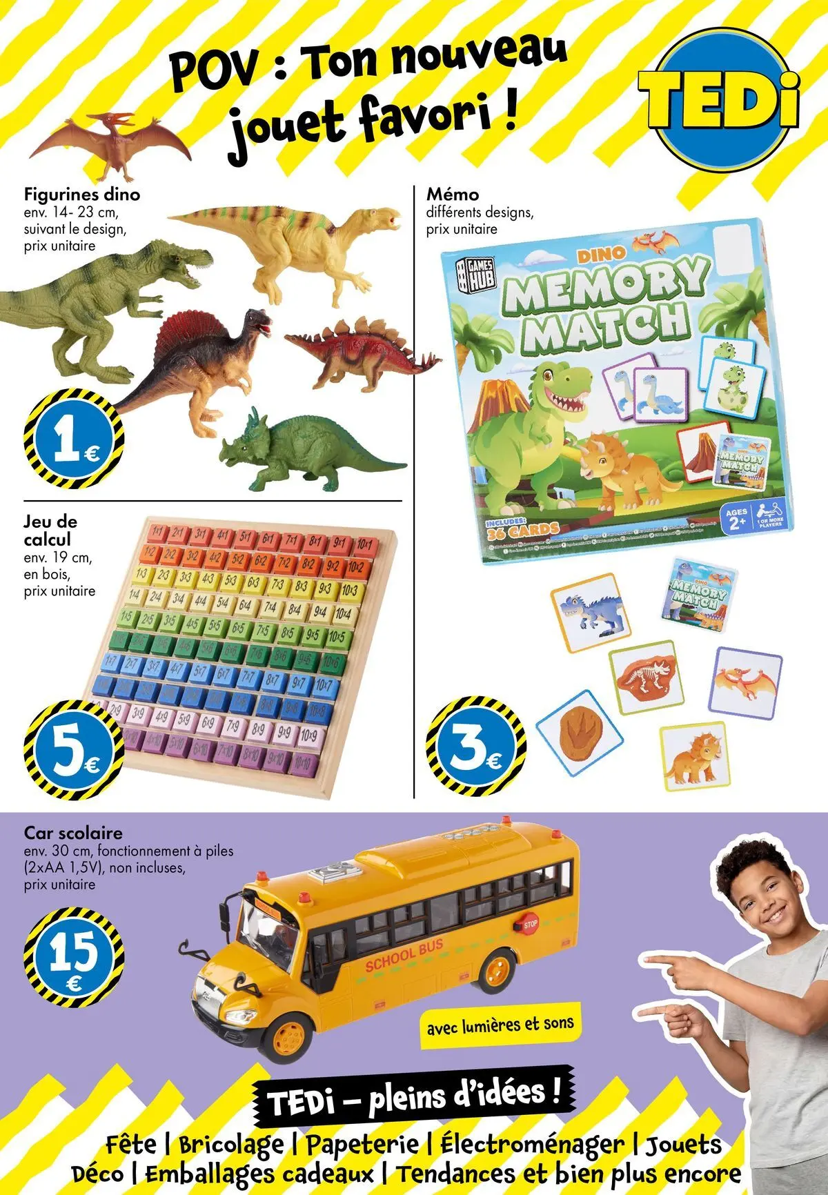 TEDi - TEDi - Retour à l'école à partir du 17/07/2026 - promo en ligne | Page: 15 | Produits: Jouets, Figurines, Piles