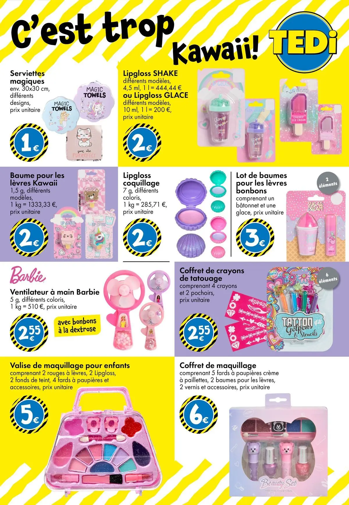 TEDi - TEDi - Retour à l'école à partir du 17/07/2026 - promo en ligne | Page: 16 | Produits: Maquillage, Bonbons, Valise, Crème