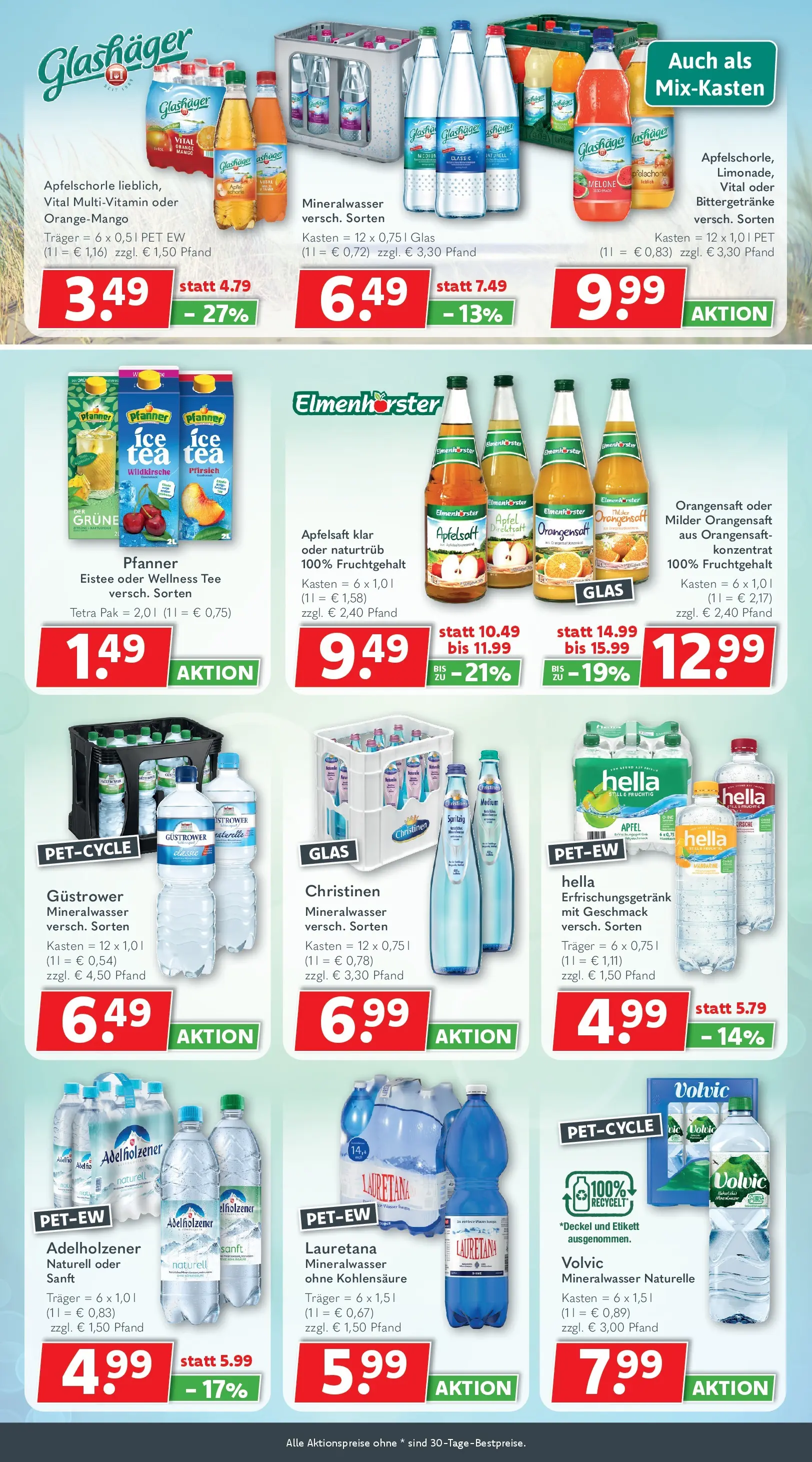 Getränkeland - Getränkeland: Getränkeangebote (ab 20.07.2026) zum Blättern | Seite: 6 | Produkte: Adelholzener, Orangensaft, Apfelsaft, Mango