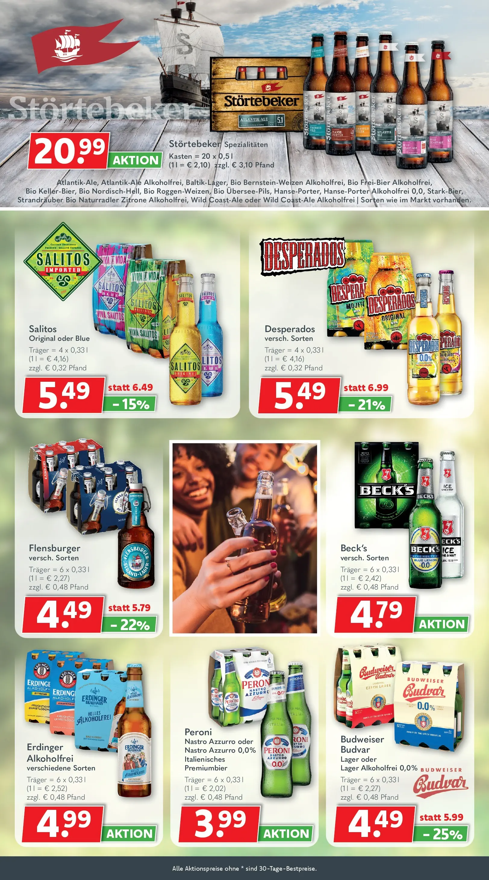 Getränkeland - Getränkeland: Getränkeangebote (ab 20.07.2026) zum Blättern | Seite: 4 | Produkte: Bier, Zitrone, Desperados, Budweiser