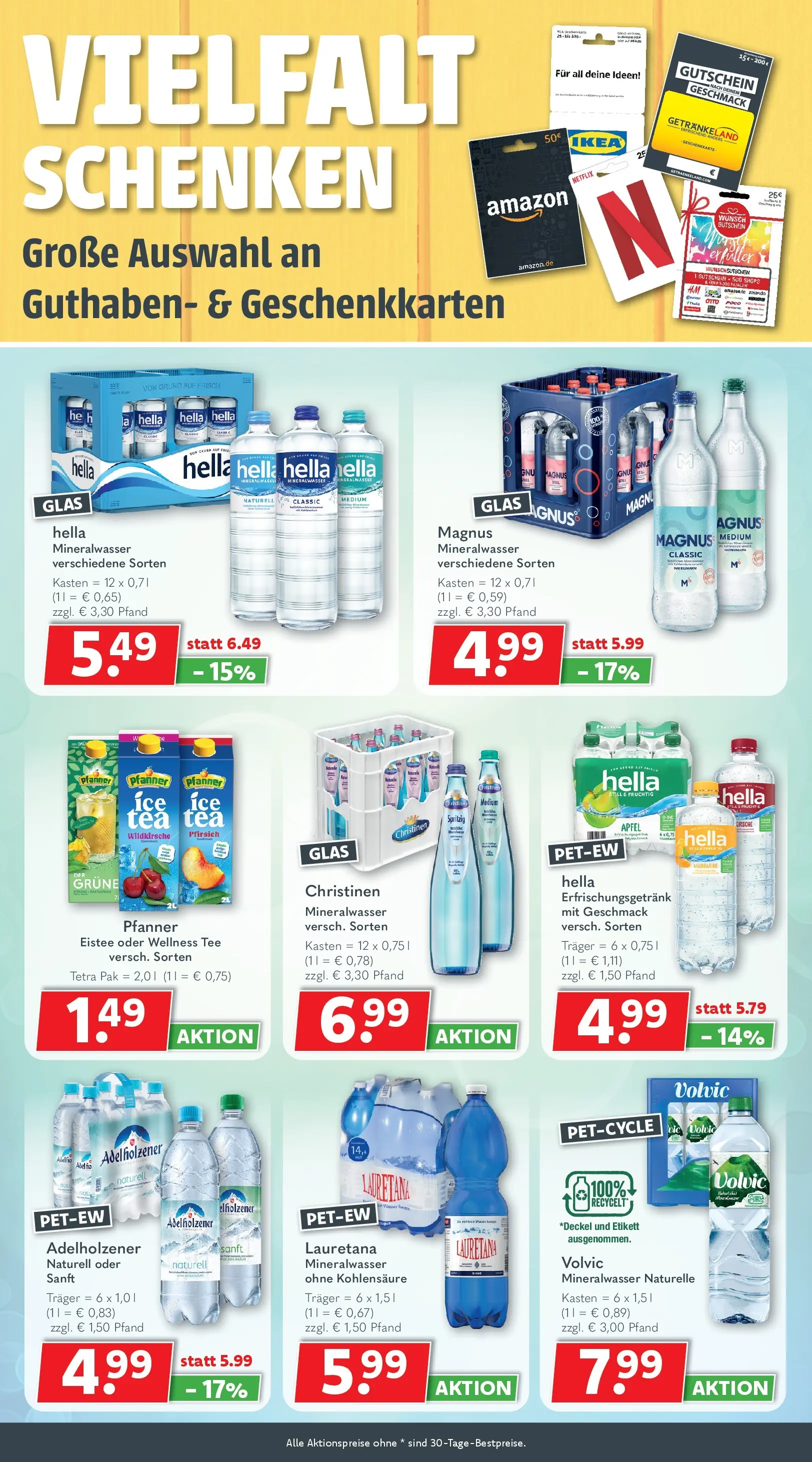 Getränkeland - Getränkeland: Getränkeangebote (ab 20.07.2026) zum Blättern | Seite: 6 | Produkte: Sofa, Mineralwasser, Hella, Pfirsich