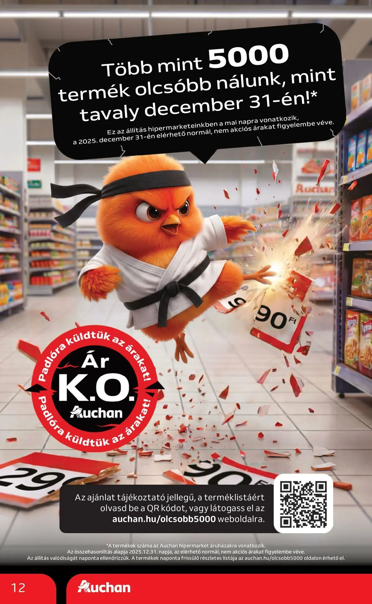 Auchan akciós újság Szeged - 2026.07.16. -tól/töl > akció, lapozható szórólap 🛍️ | Oldal: 12