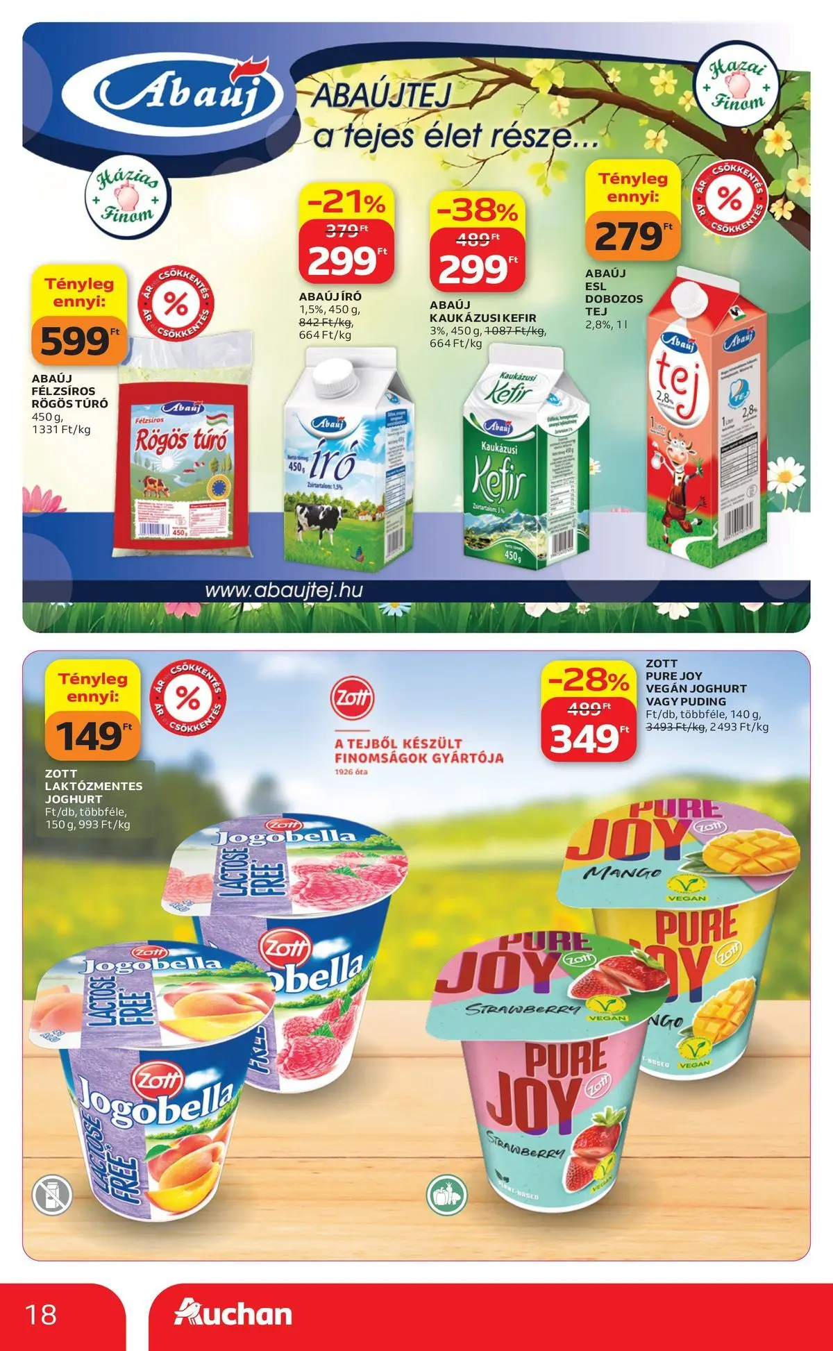 Auchan akciós újság Szeged - 2026.07.16. -tól/töl > akció, lapozható szórólap 🛍️ | Oldal: 18