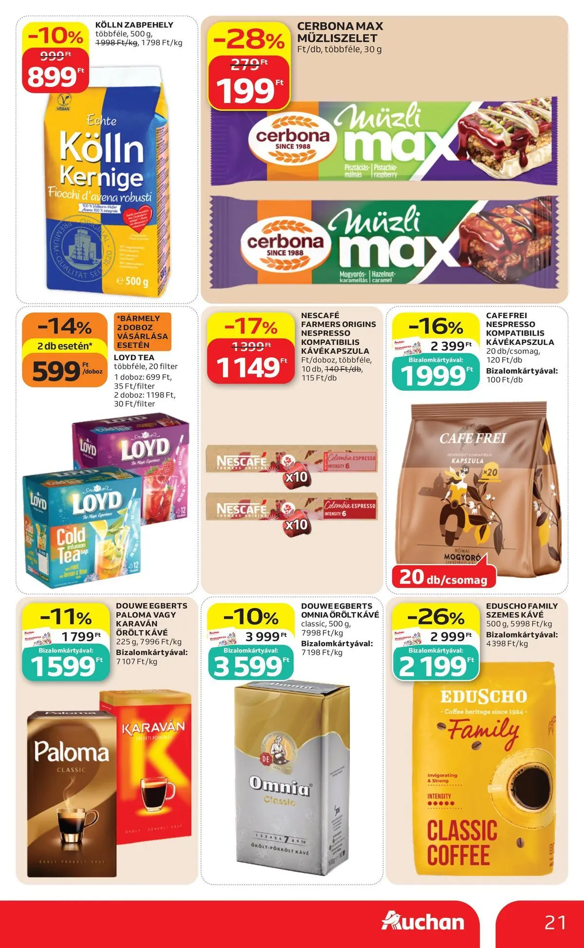 Auchan akciós újság Szeged - 2026.07.16. -tól/töl > akció, lapozható szórólap 🛍️ | Oldal: 21