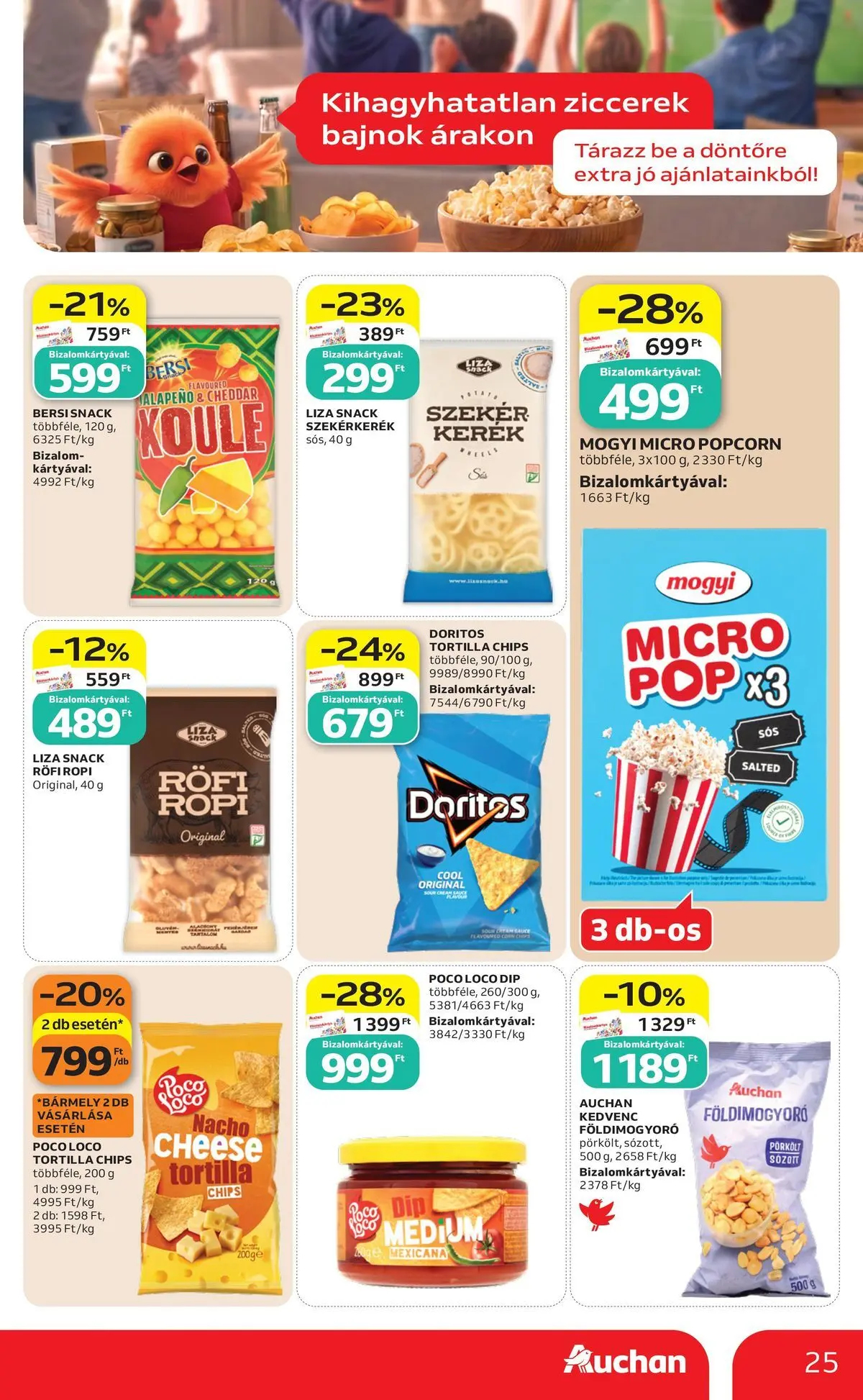 Auchan akciós újság Szeged - 2026.07.16. -tól/töl > akció, lapozható szórólap 🛍️ | Oldal: 25