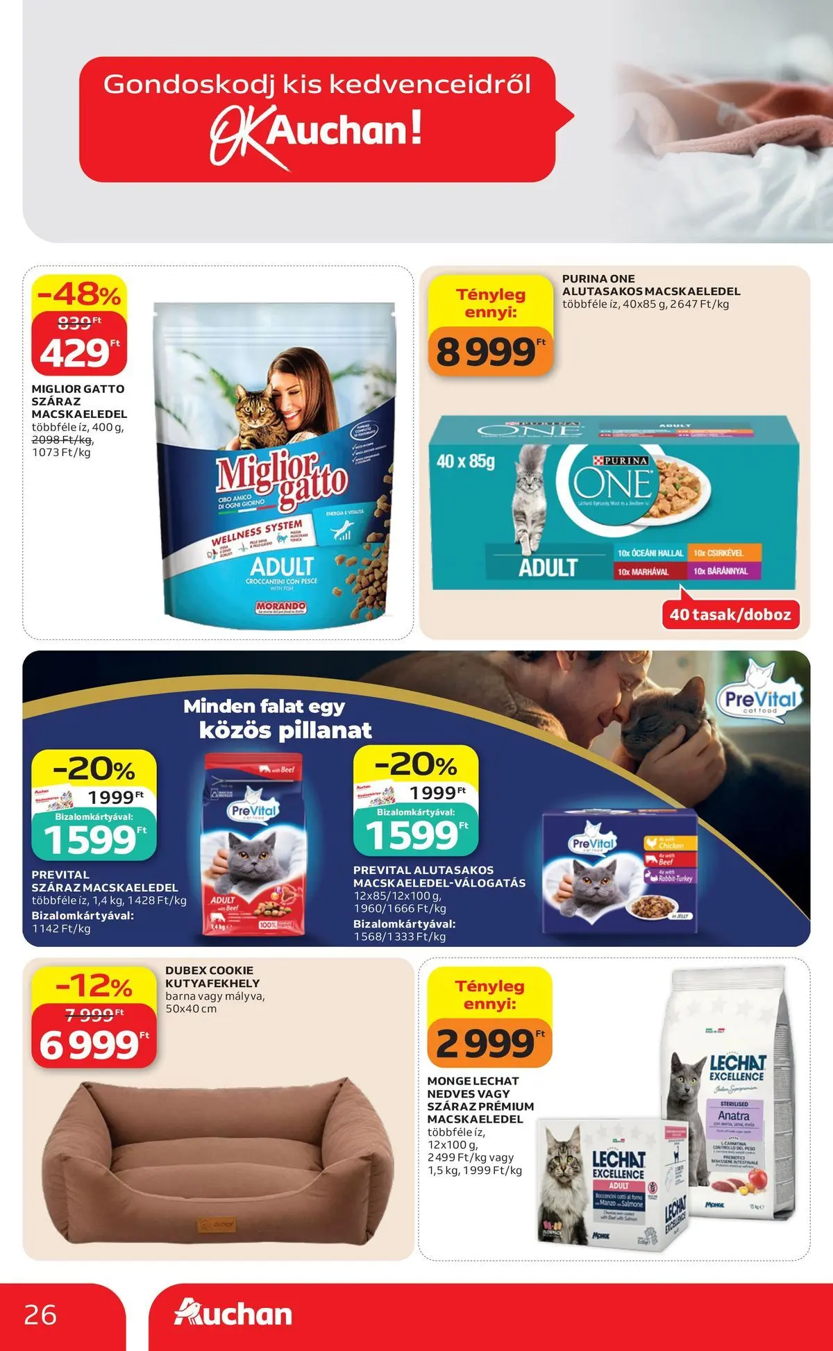 Auchan akciós újság Szeged - 2026.07.16. -tól/töl > akció, lapozható szórólap 🛍️ | Oldal: 26