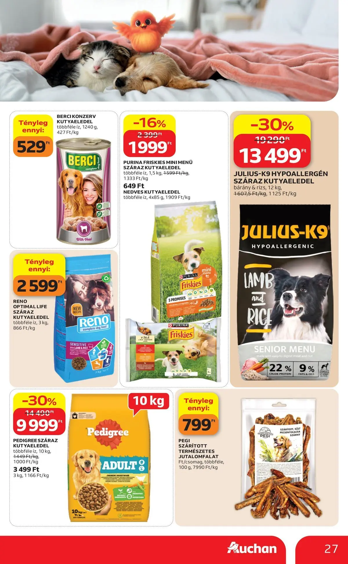 Auchan akciós újság Szeged - 2026.07.16. -tól/töl > akció, lapozható szórólap 🛍️ | Oldal: 27