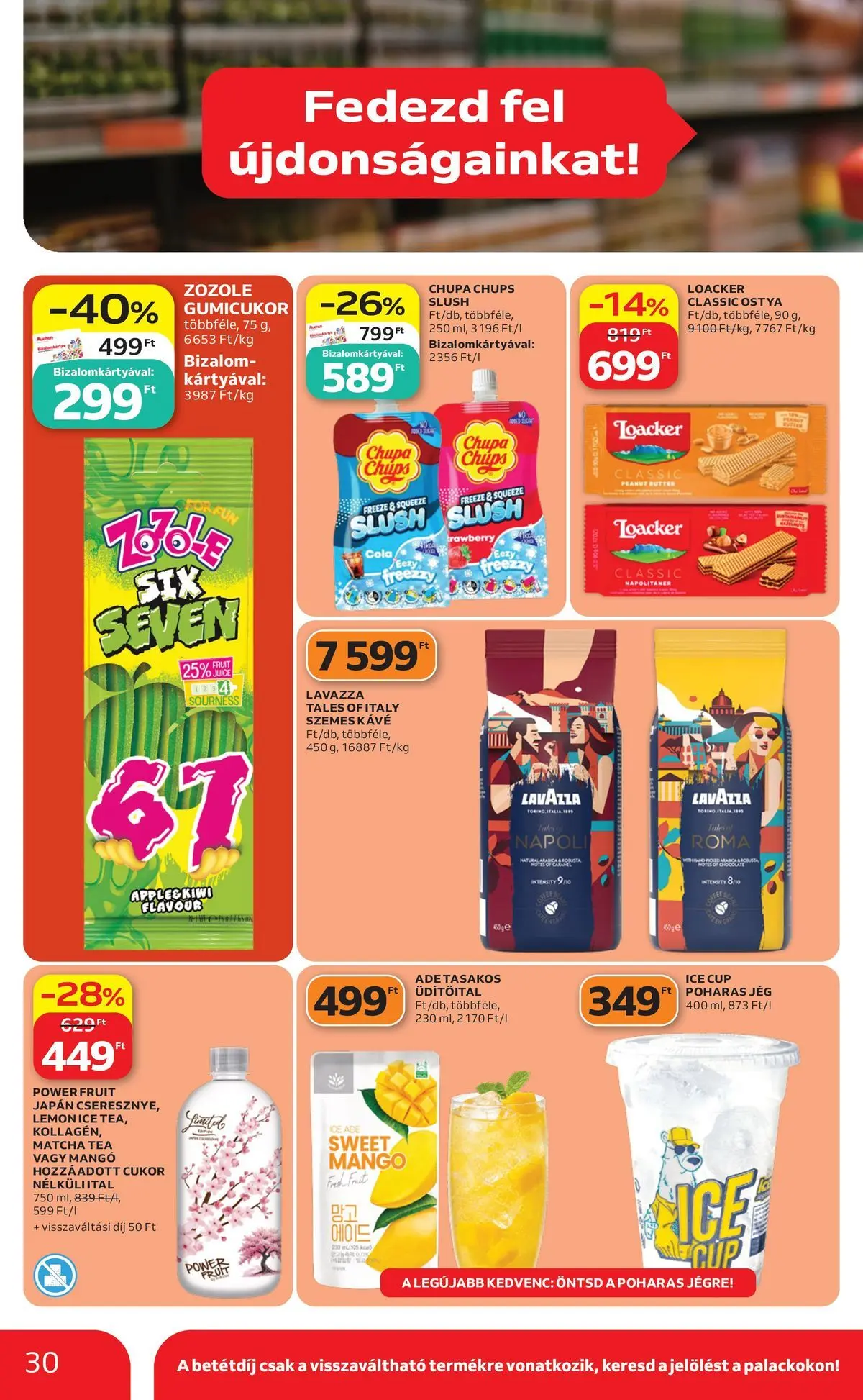 Auchan akciós újság Szeged - 2026.07.16. -tól/töl > akció, lapozható szórólap 🛍️ | Oldal: 30