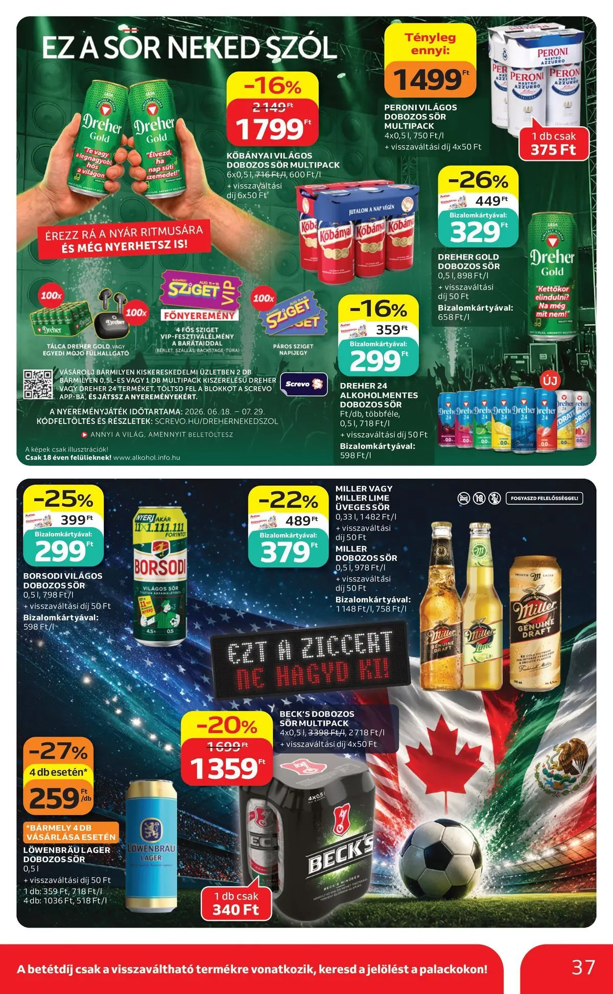 Auchan akciós újság Szeged - 2026.07.16. -tól/töl > akció, lapozható szórólap 🛍️ | Oldal: 37