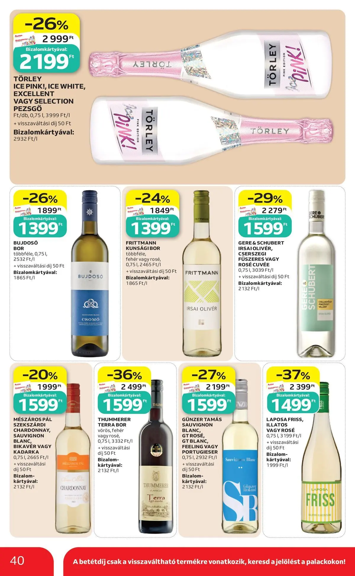 Auchan akciós újság Szeged - 2026.07.16. -tól/töl > akció, lapozható szórólap 🛍️ | Oldal: 40
