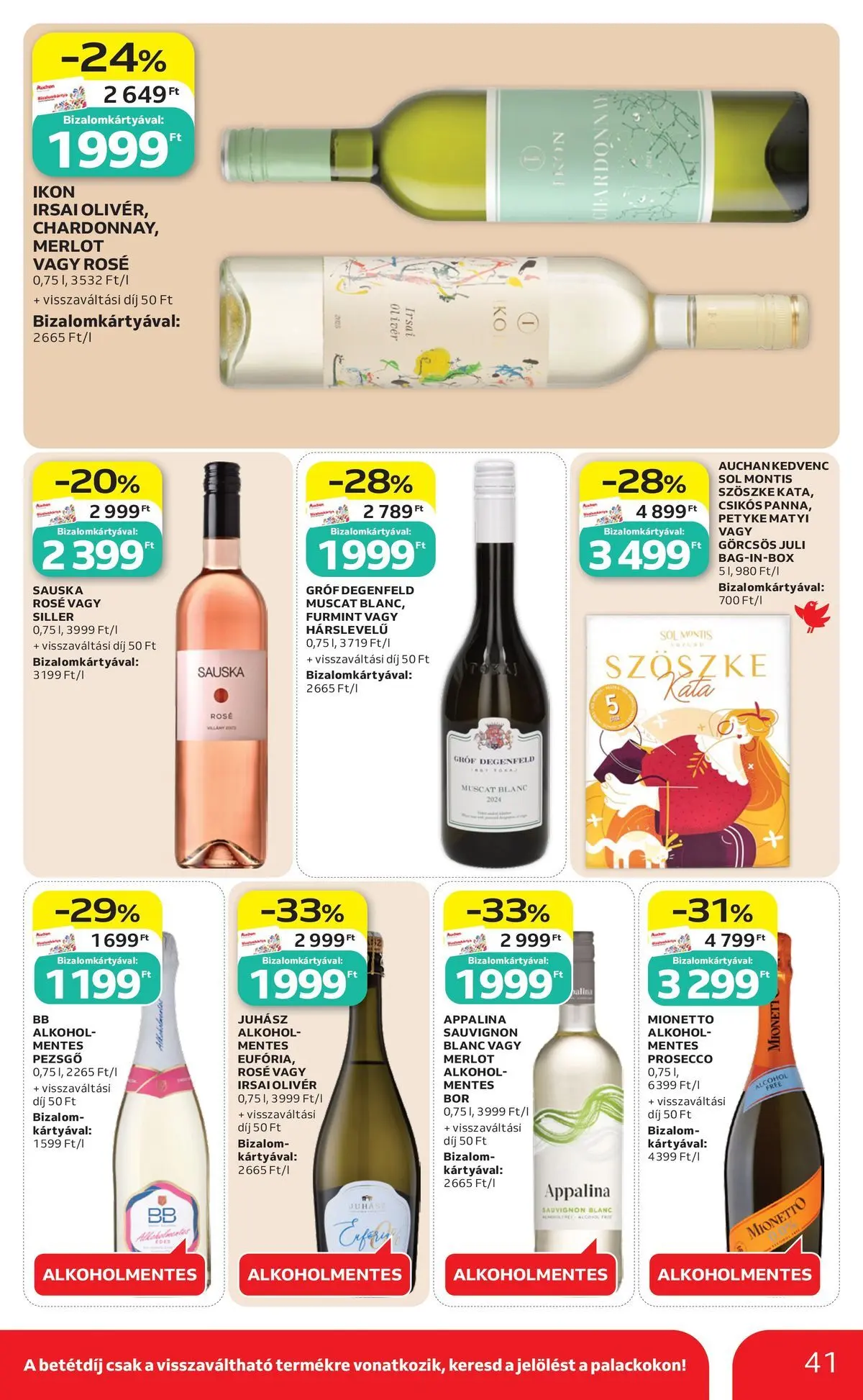 Auchan akciós újság Szeged - 2026.07.16. -tól/töl > akció, lapozható szórólap 🛍️ | Oldal: 41