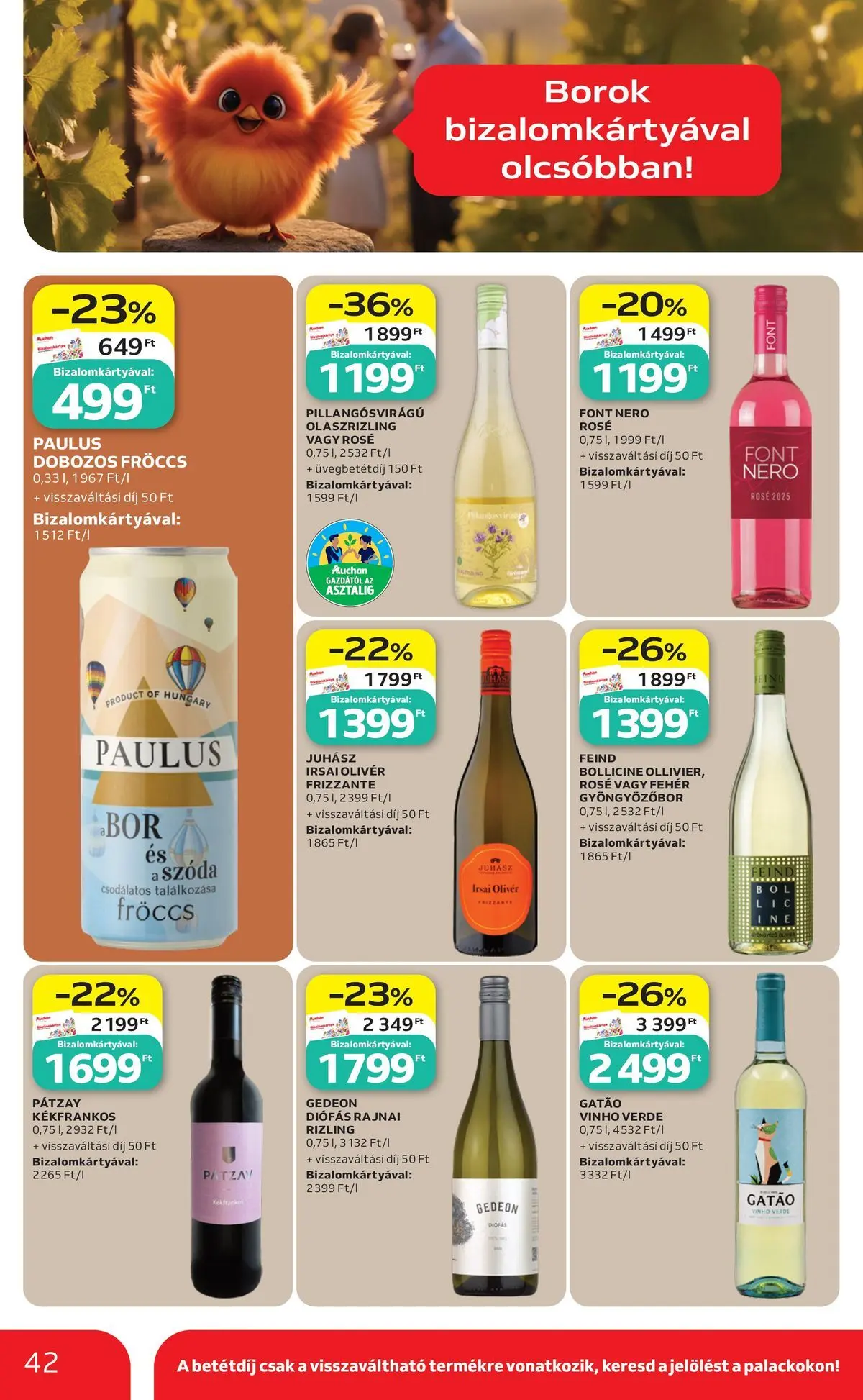 Auchan akciós újság Szeged - 2026.07.16. -tól/töl > akció, lapozható szórólap 🛍️ | Oldal: 42