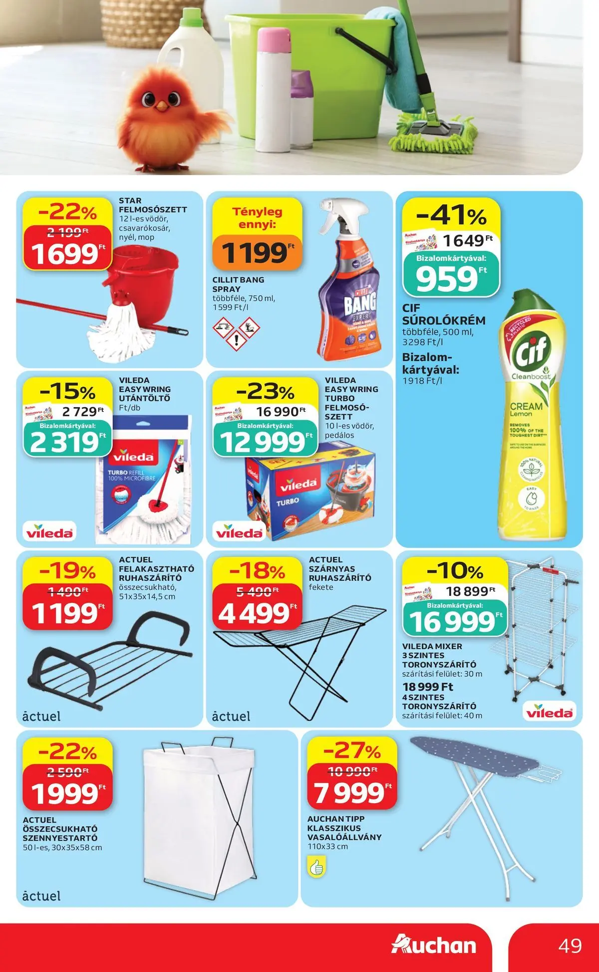 Auchan akciós újság Szeged - 2026.07.16. -tól/töl > akció, lapozható szórólap 🛍️ | Oldal: 49