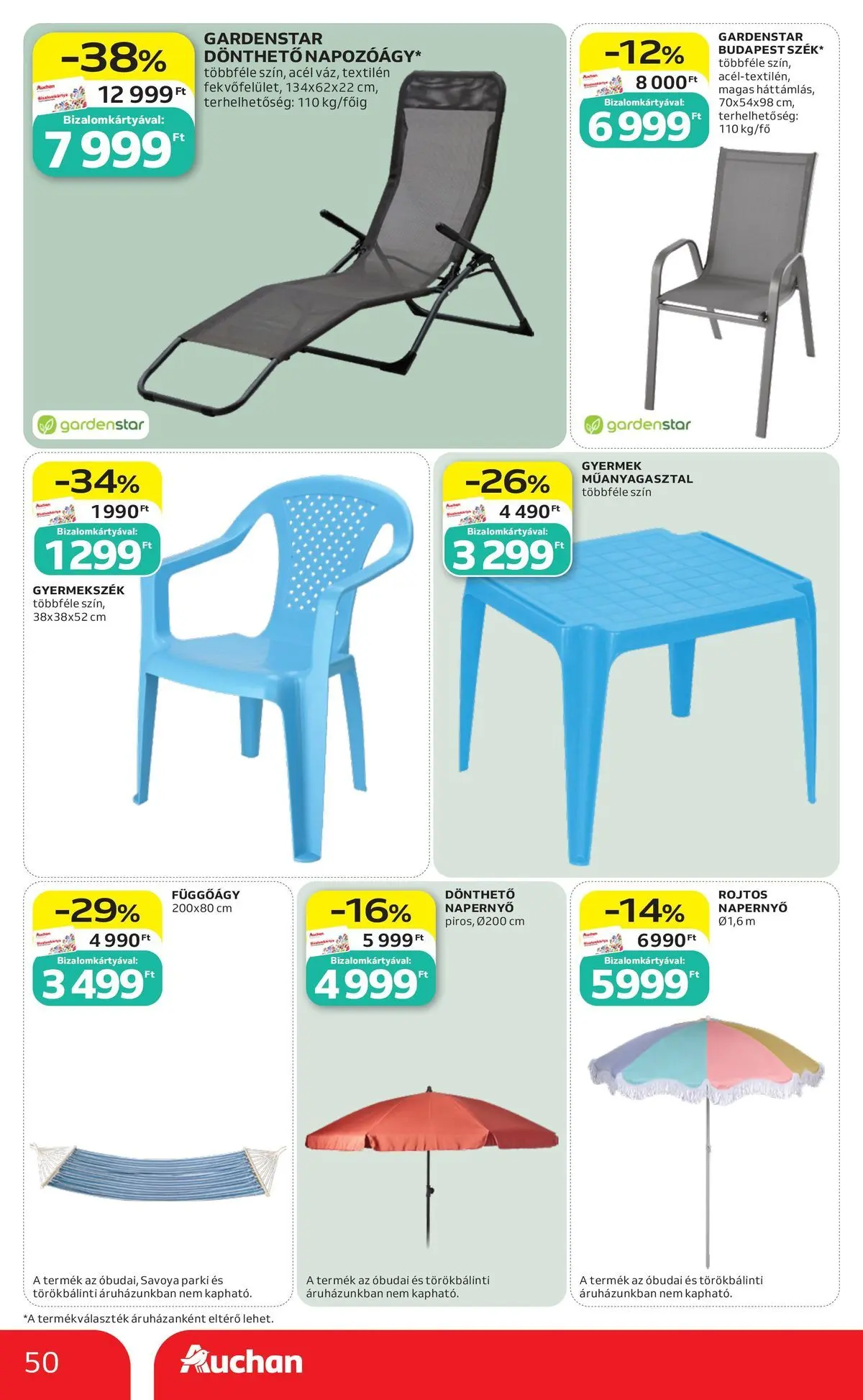 Auchan akciós újság Szeged - 2026.07.16. -tól/töl > akció, lapozható szórólap 🛍️ | Oldal: 50
