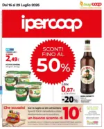 COOP Sconti fino al 50% - al 29.07.2026