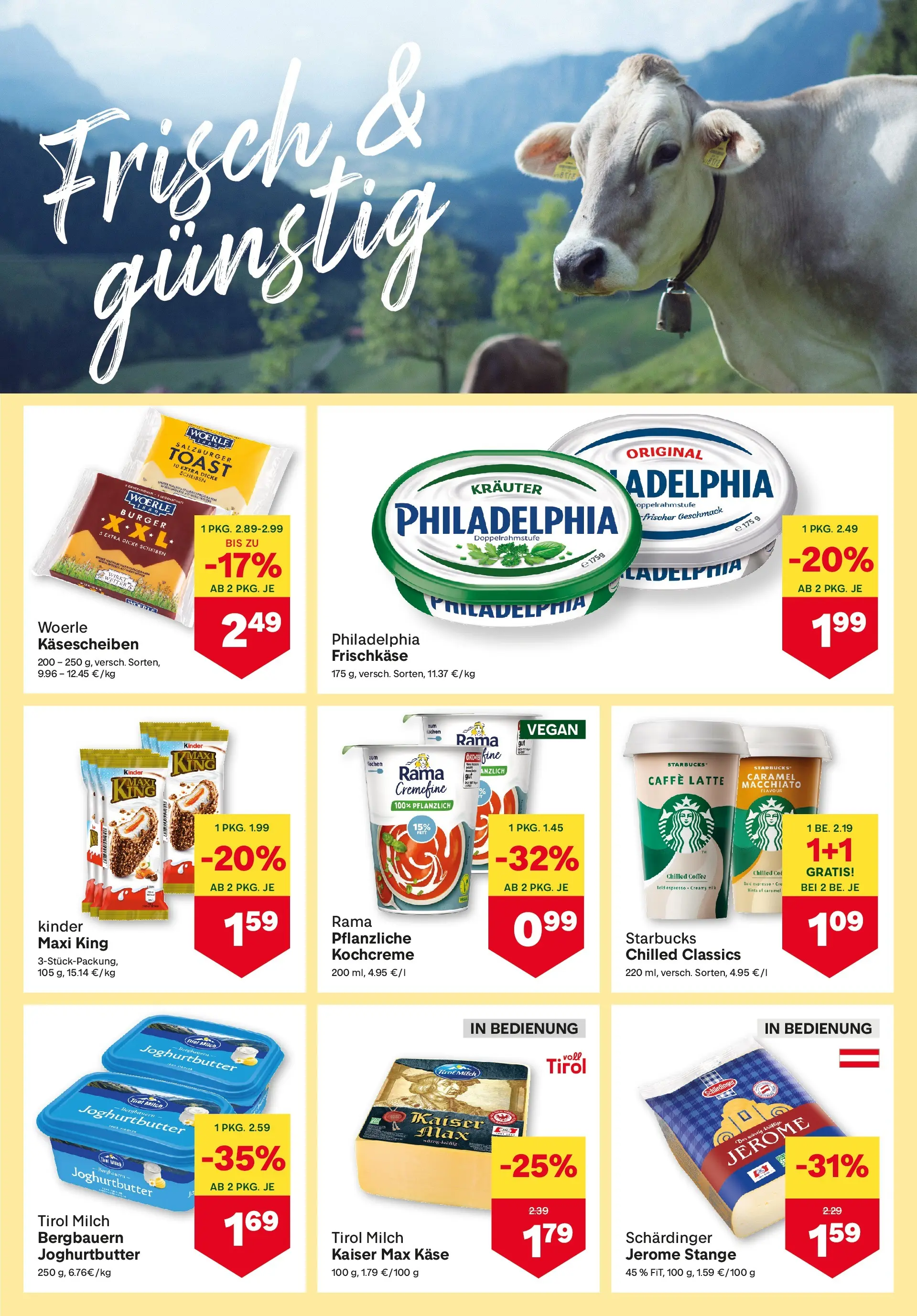 MPREIS Pfunds von 23.07.2026 - Aktuelle Angebote | Seite: 5 | Produkte: Milch, Käse