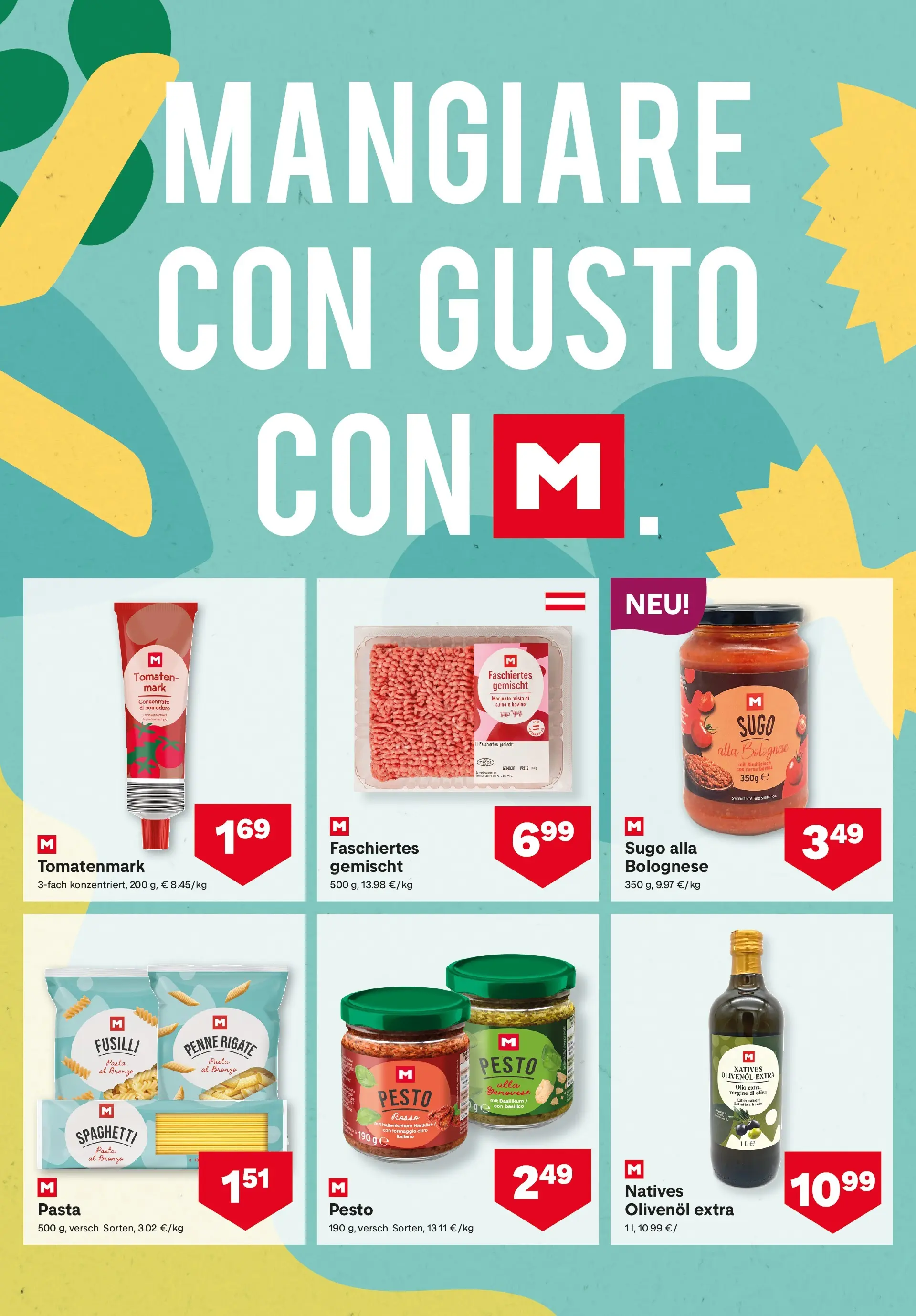 MPREIS Pfunds von 23.07.2026 - Aktuelle Angebote | Seite: 8 | Produkte: Pasta, Hajdina liszt, Tomaten