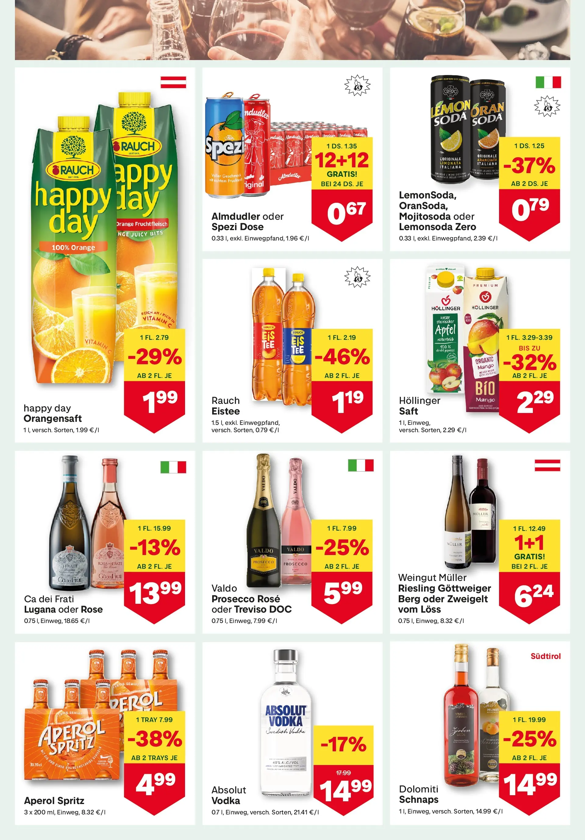 MPREIS Pfunds von 23.07.2026 - Aktuelle Angebote | Seite: 14 | Produkte: Eis, Mango, Saft