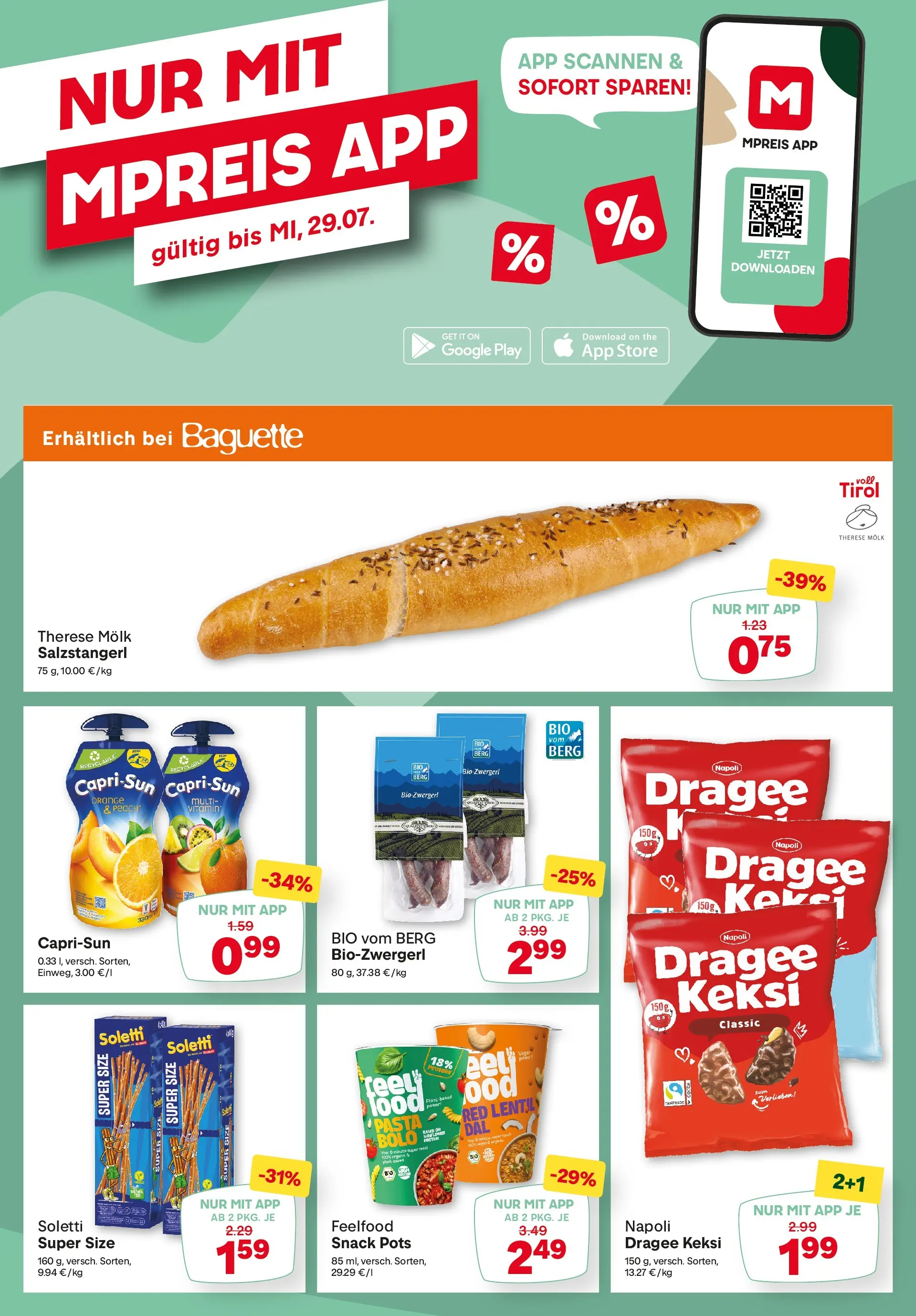 MPREIS Pfunds von 23.07.2026 - Aktuelle Angebote | Seite: 17 | Produkte: Pasta, Jääkaappipakastin