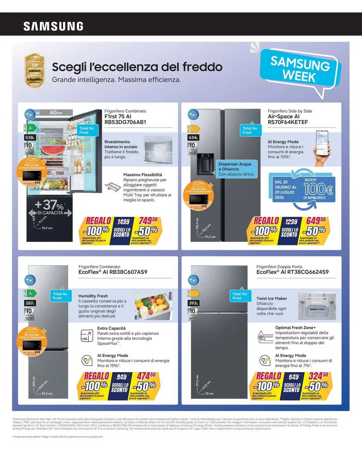 ﻿Trony volantino dal ﻿16/07/2026﻿ > ﻿Anteprima | Pagina: 11 | Prodotti: Ripiano, Compressore, Data, Samsung