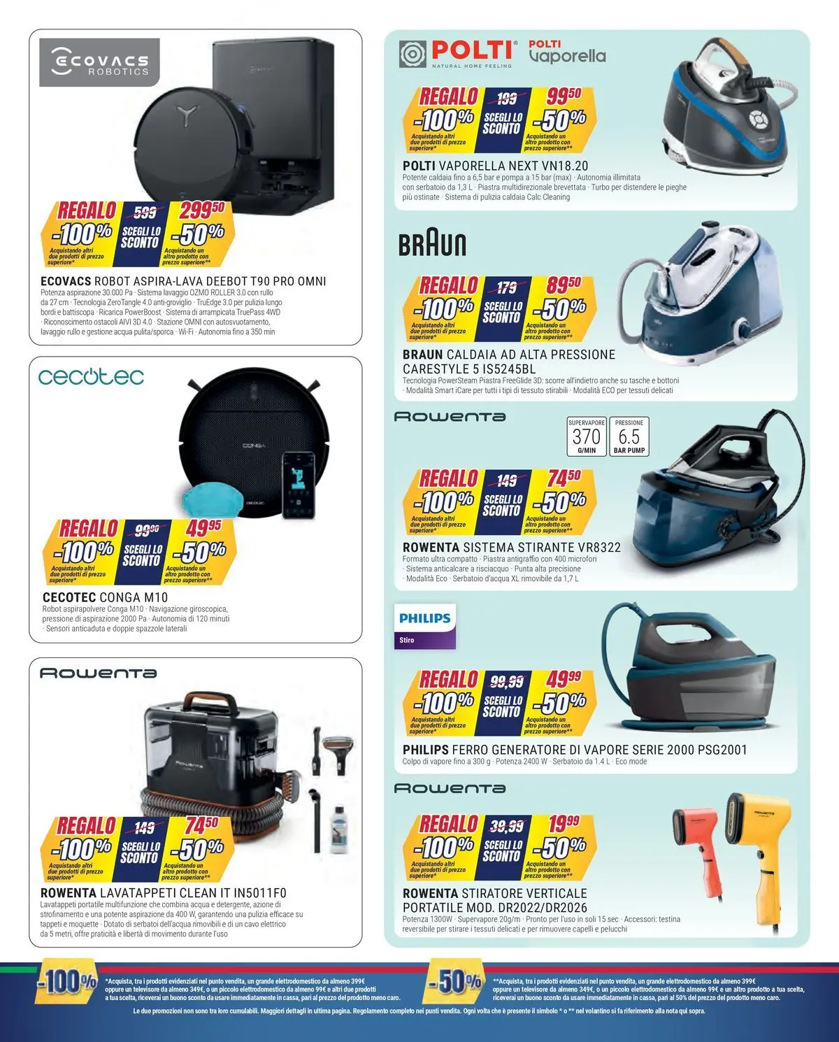 ﻿Trony volantino dal ﻿16/07/2026﻿ > ﻿Anteprima | Pagina: 26 | Prodotti: Rullo, Stiratore verticale, Anticalcare, Robot