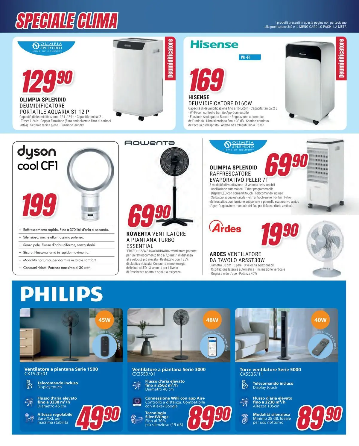 ﻿Trony volantino dal ﻿16/07/2026﻿ > ﻿Anteprima | Pagina: 33 | Prodotti: Ventilatore, Acqua, Tanica, Tavolo