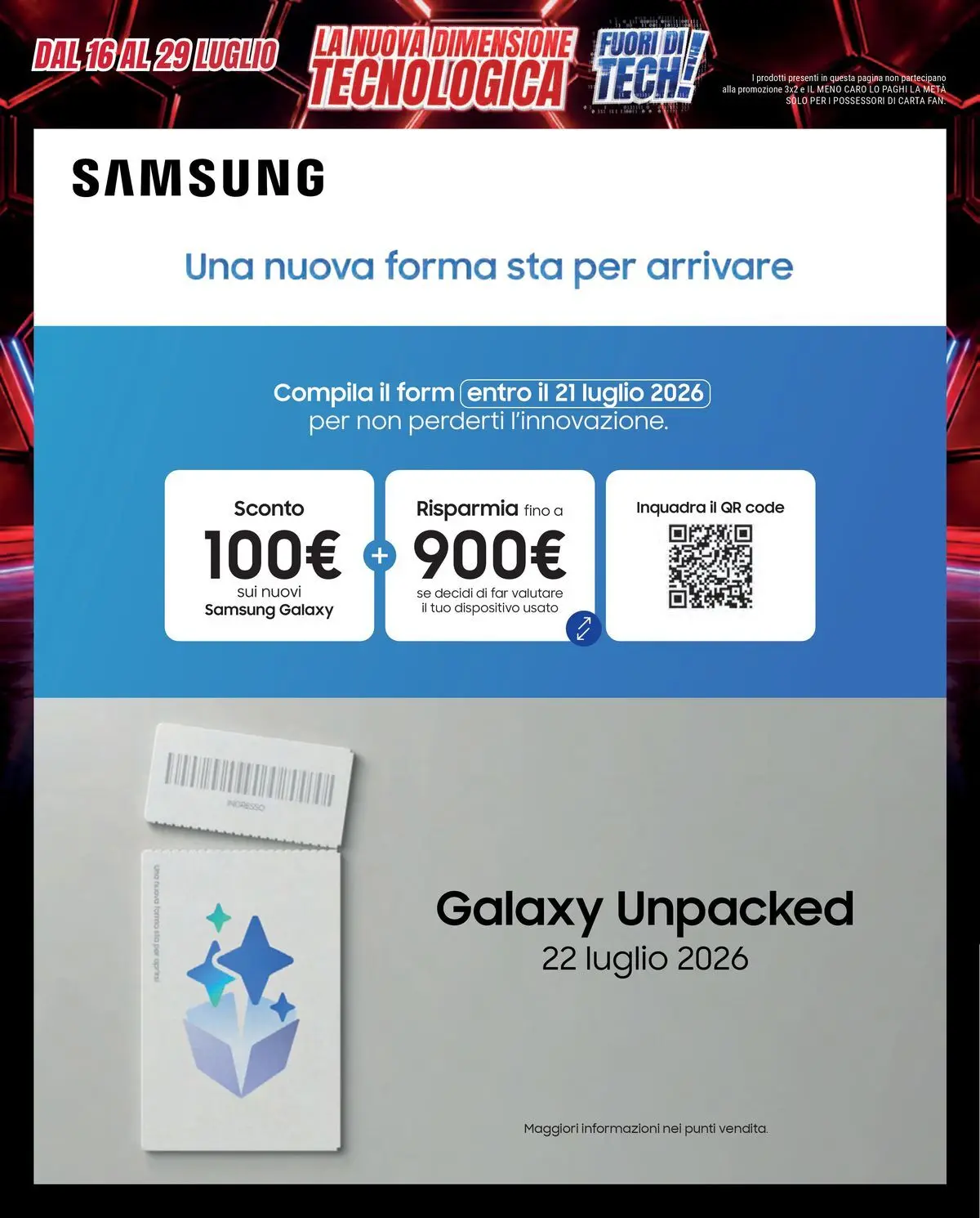 ﻿Trony volantino dal ﻿16/07/2026﻿ > ﻿Anteprima | Pagina: 45 | Prodotti: Samsung Galaxy, Samsung
