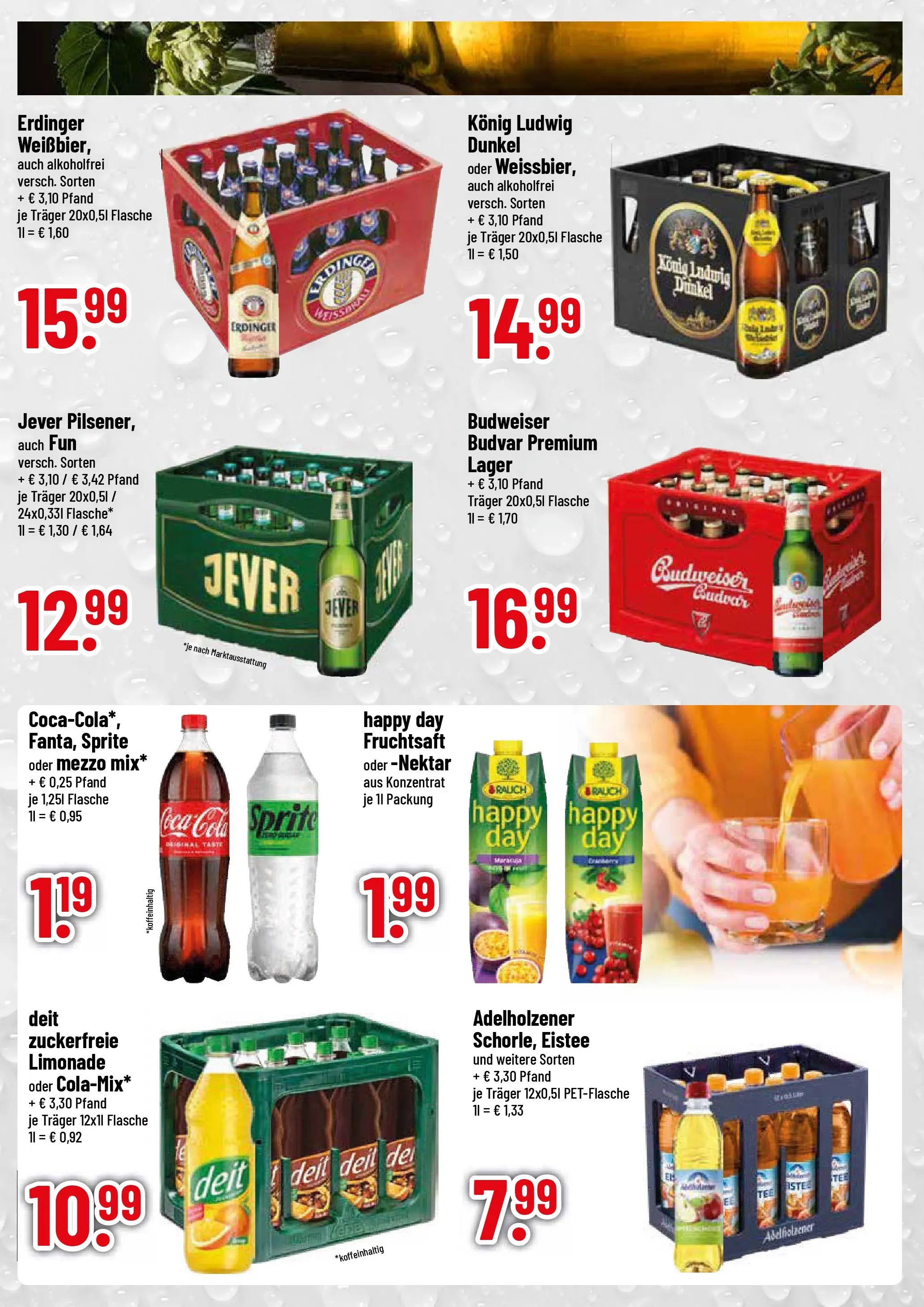 Trinkgut Prospekt Dasing (ab 20.07.2026) » Angebote online | Seite: 3 | Produkte: Coca cola, Limonade, Jever, Budweiser