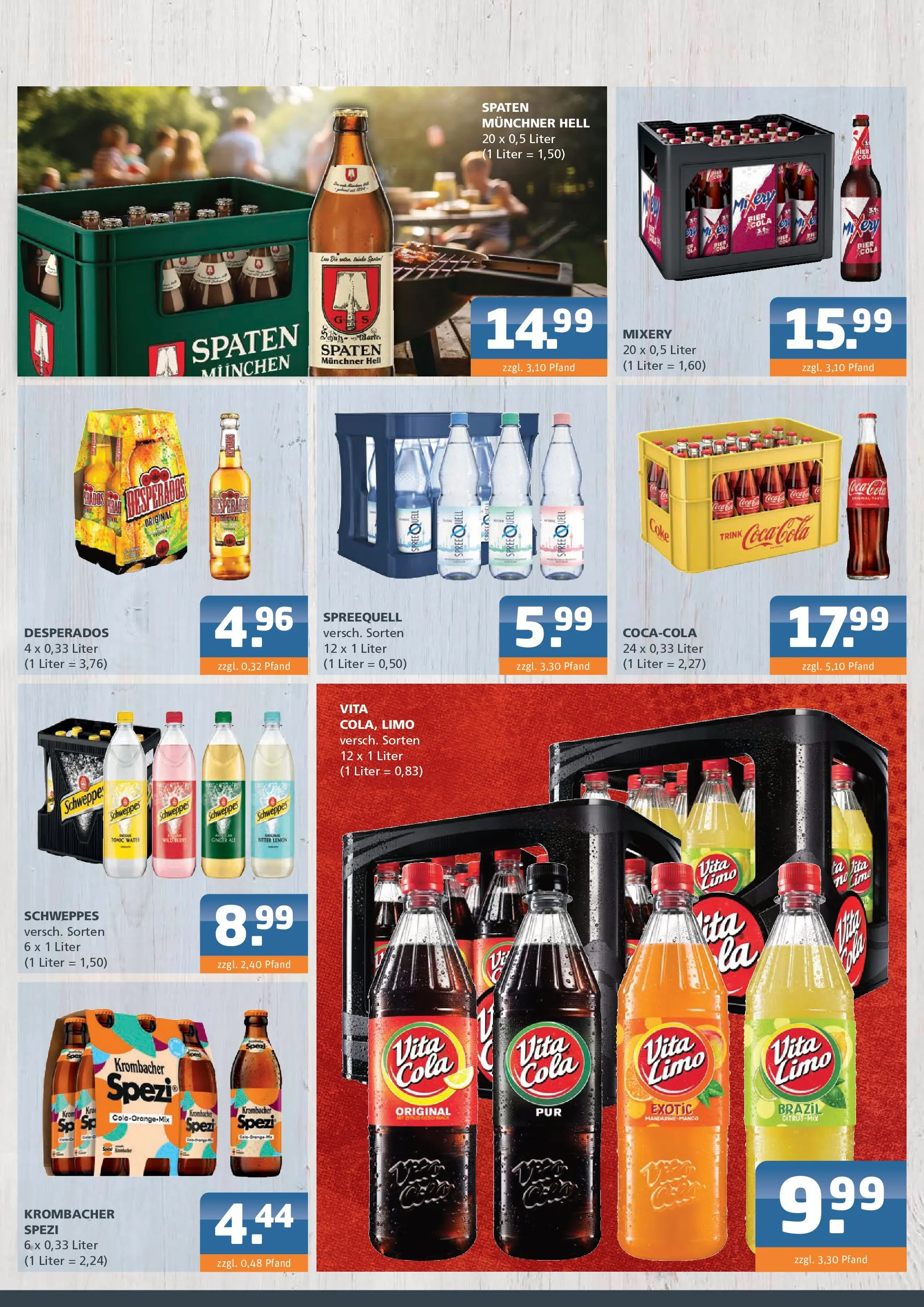 Angebote - Getränke Lehmann: Getränkeangebote (ab 20.07.2026) zum Blättern | Seite: 3 | Produkte: Bier, Mango, Vita cola, Mixery