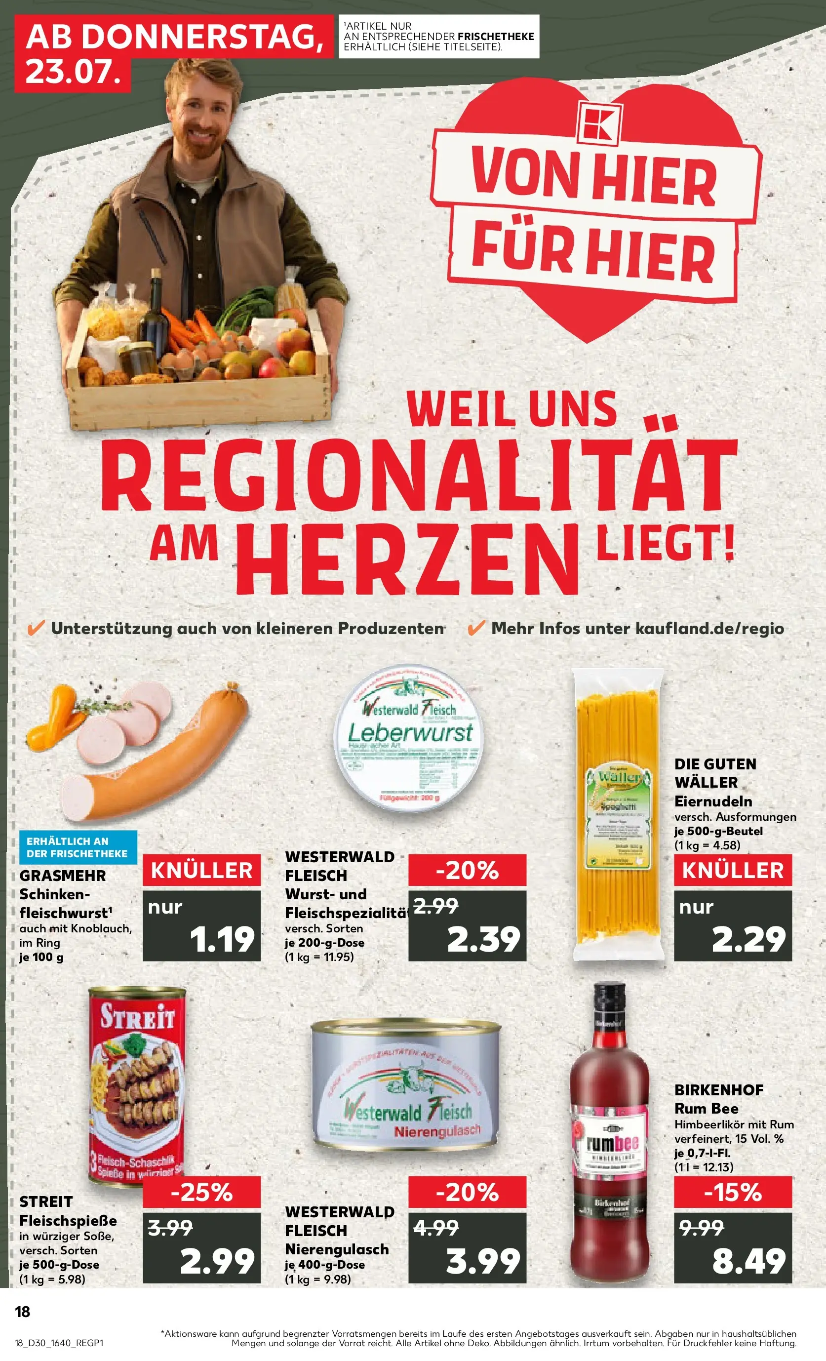 Prospekt Kaufland ab 20.07.2026 ยป Angebote und Werbung Online | Seite: 27 | Produkte: Rum, Wurst, Schinken, Fleisch Prospekt Kaufland ab 20.07.2026 ยป Angebote Online zum Blรคttern | Seite: 27 | Produkte: Rum, Wurst, Schinken, Fleisch