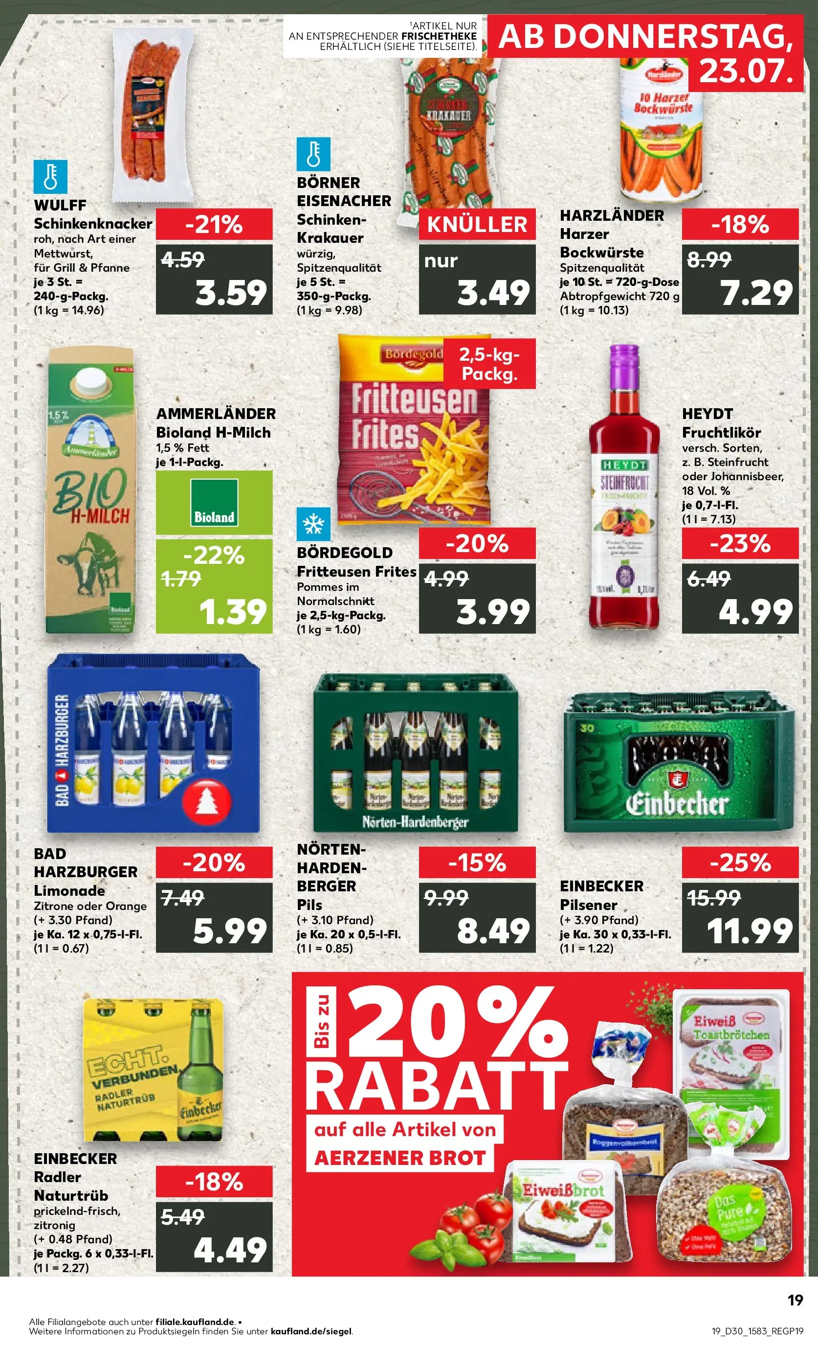 Prospekt Kaufland ab 20.07.2026 ยป Angebote und Werbung Online | Seite: 28 | Produkte: Pils, Radler, Zitrone, Brot Prospekt Kaufland ab 20.07.2026 ยป Angebote Online zum Blรคttern | Seite: 28 | Produkte: Pils, Radler, Zitrone, Brot