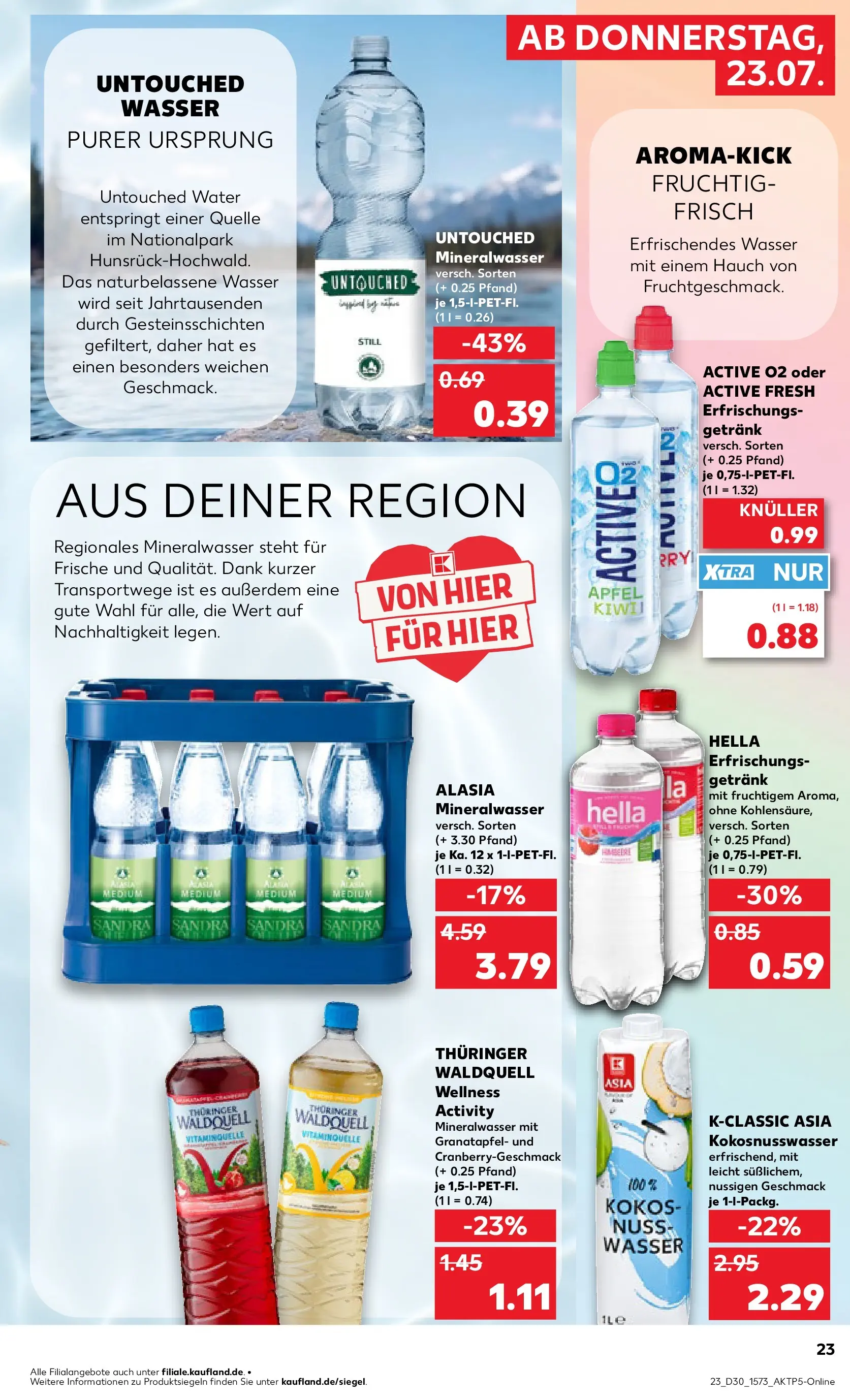 Prospekt Kaufland ab 20.07.2026 ยป Angebote und Werbung Online | Seite: 32 | Produkte: Granatapfel, Mineralwasser, Wasser, Hella Prospekt Kaufland ab 20.07.2026 ยป Angebote Online zum Blรคttern | Seite: 32 | Produkte: Granatapfel, Mineralwasser, Wasser, Hella