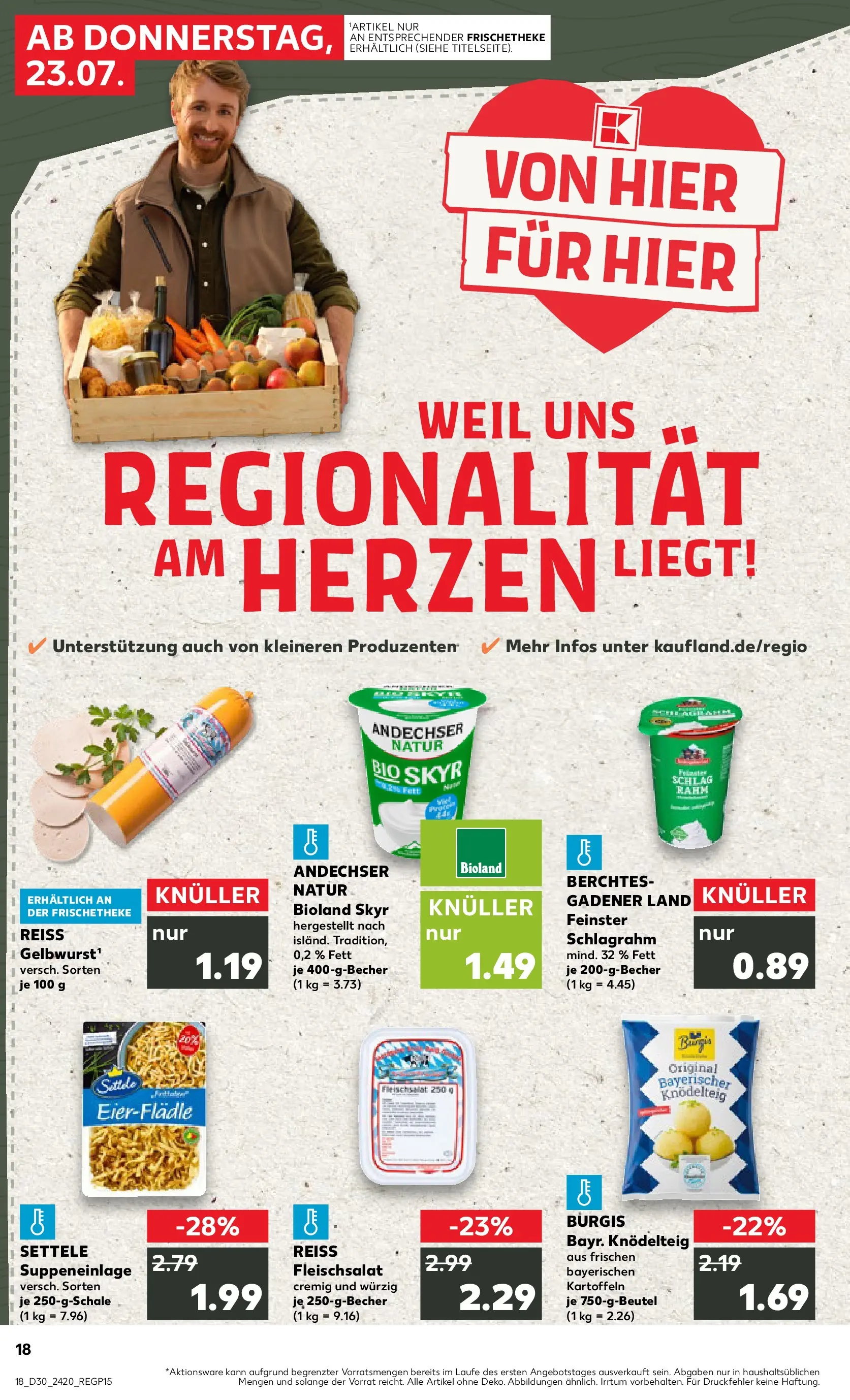 Prospekt Kaufland ab 20.07.2026 ยป Angebote und Werbung Online | Seite: 27 | Produkte: Skyr, Kartoffeln Prospekt Kaufland ab 20.07.2026 ยป Angebote Online zum Blรคttern | Seite: 27 | Produkte: Skyr, Kartoffeln