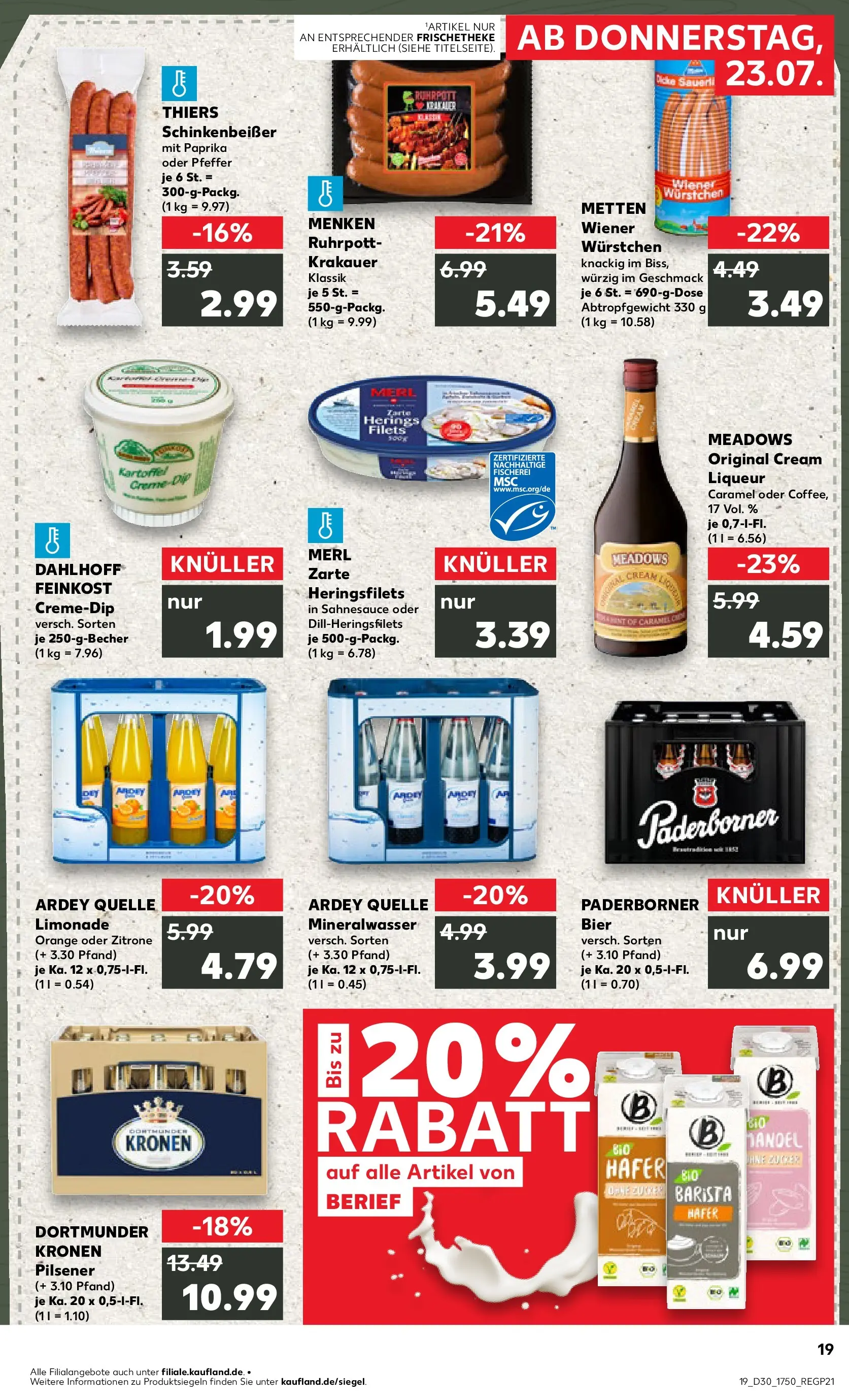 Prospekt Kaufland ab 20.07.2026 ยป Angebote und Werbung Online | Seite: 28 | Produkte: Bier, Mineralwasser, Paprika, Zitrone Prospekt Kaufland ab 20.07.2026 ยป Angebote Online zum Blรคttern | Seite: 28 | Produkte: Bier, Mineralwasser, Paprika, Zitrone