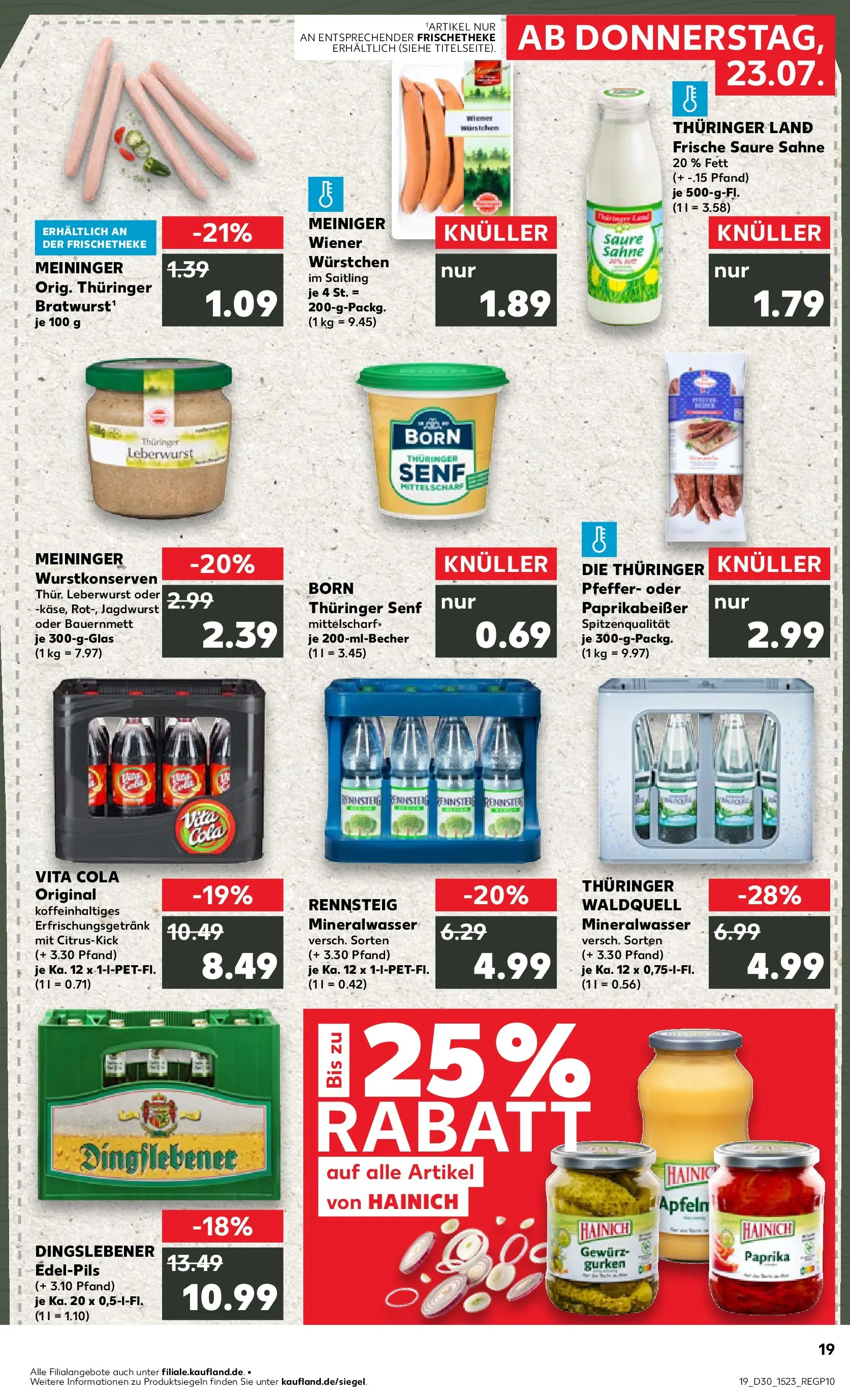 Prospekt Kaufland ab 20.07.2026 ยป Angebote und Werbung Online | Seite: 28 | Produkte: Cola, Mineralwasser, Pfeffer, Vita cola Prospekt Kaufland ab 20.07.2026 ยป Angebote Online zum Blรคttern | Seite: 28 | Produkte: Cola, Mineralwasser, Pfeffer, Vita cola