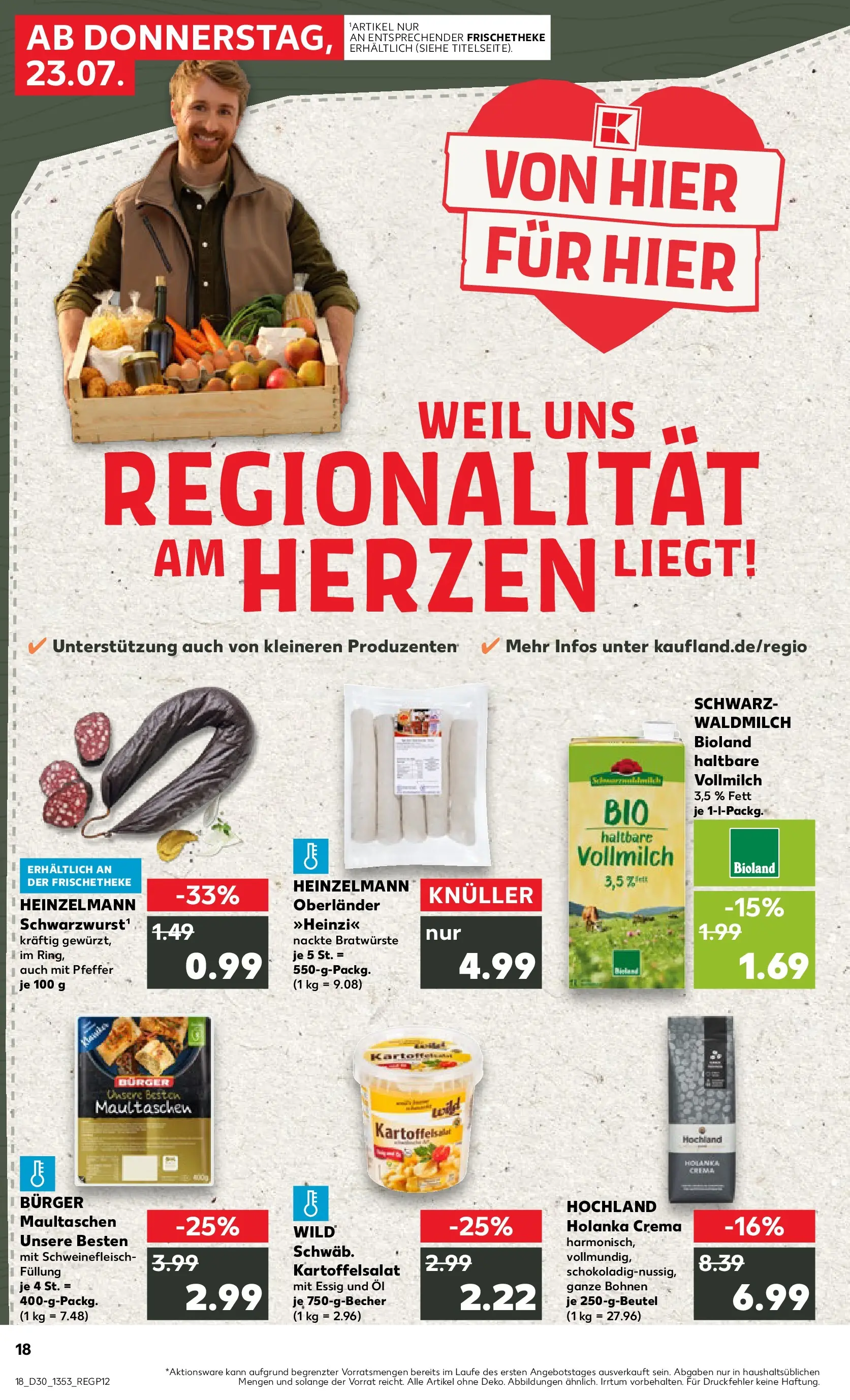 Prospekt Kaufland ab 20.07.2026 ยป Angebote und Werbung Online | Seite: 27 | Produkte: รl, Essig, Burger, Schweinefleisch Prospekt Kaufland ab 20.07.2026 ยป Angebote Online zum Blรคttern | Seite: 27 | Produkte: รl, Essig, Burger, Schweinefleisch