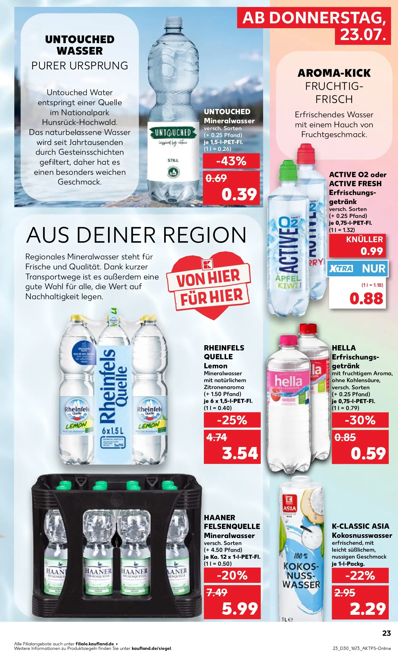 Prospekt Kaufland ab 20.07.2026 ยป Angebote und Werbung Online | Seite: 32 | Produkte: Mineralwasser, Wasser, Hella Prospekt Kaufland ab 20.07.2026 ยป Angebote Online zum Blรคttern | Seite: 32 | Produkte: Mineralwasser, Wasser, Hella