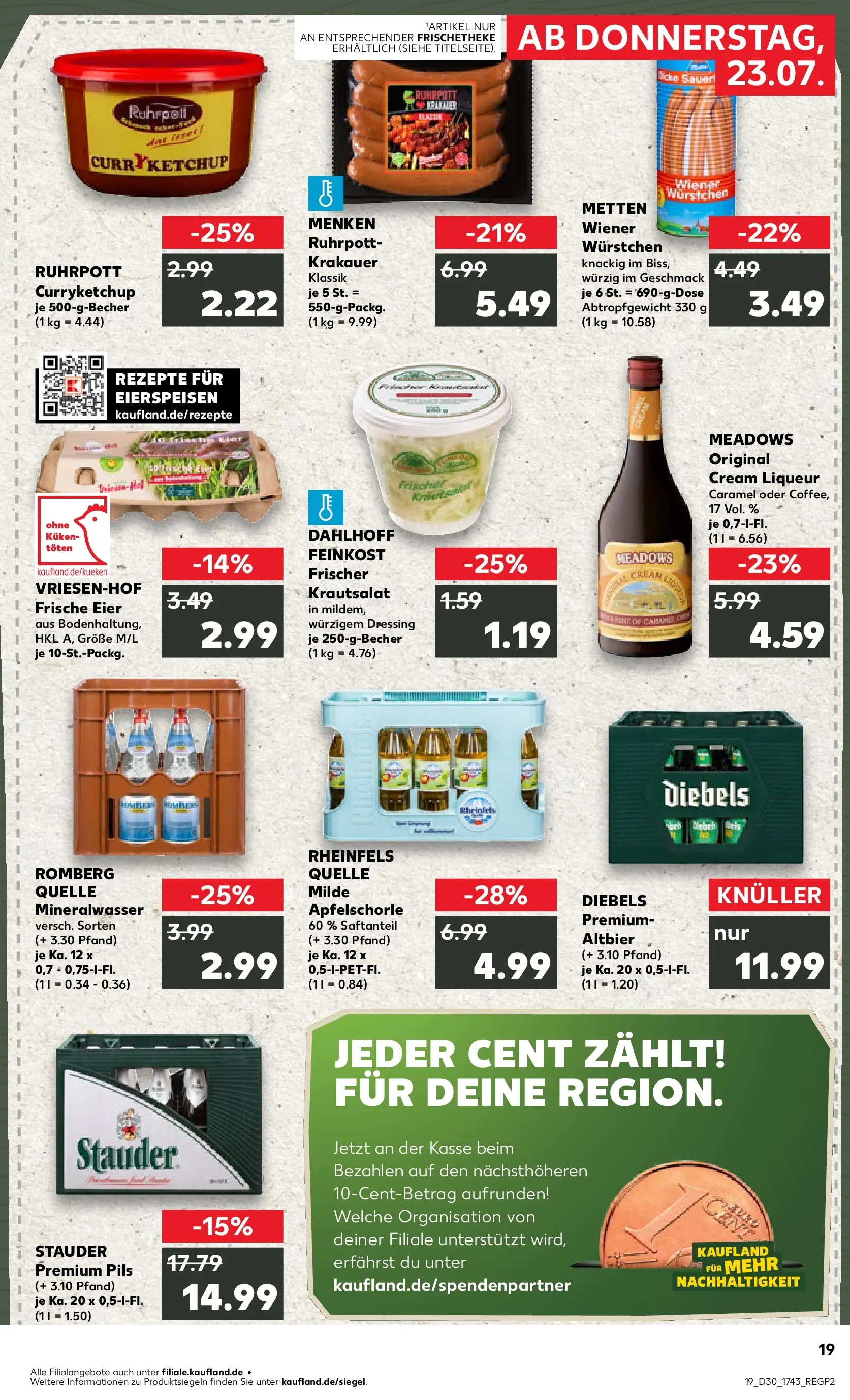 Prospekt Kaufland ab 20.07.2026 ยป Angebote und Werbung Online | Seite: 28 | Produkte: Wiener wurstchen, Dressing, Mineralwasser, Diebels Prospekt Kaufland ab 20.07.2026 ยป Angebote Online zum Blรคttern | Seite: 28 | Produkte: Wiener wurstchen, Dressing, Mineralwasser, Diebels