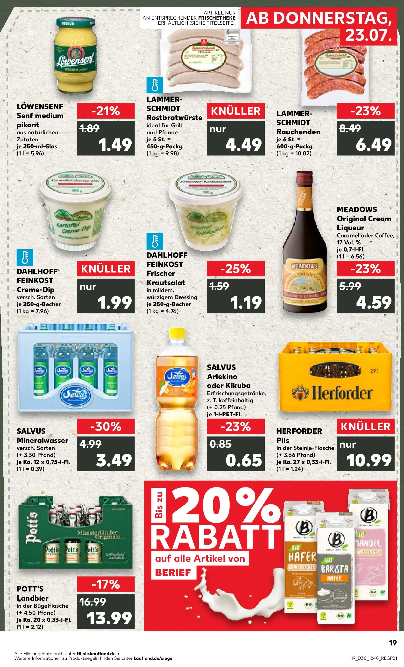 Prospekt Kaufland ab 20.07.2026 ยป Angebote und Werbung Online | Seite: 28 | Produkte: Grill, Pils, Dressing, Mineralwasser Prospekt Kaufland ab 20.07.2026 ยป Angebote Online zum Blรคttern | Seite: 28 | Produkte: Grill, Pils, Dressing, Mineralwasser