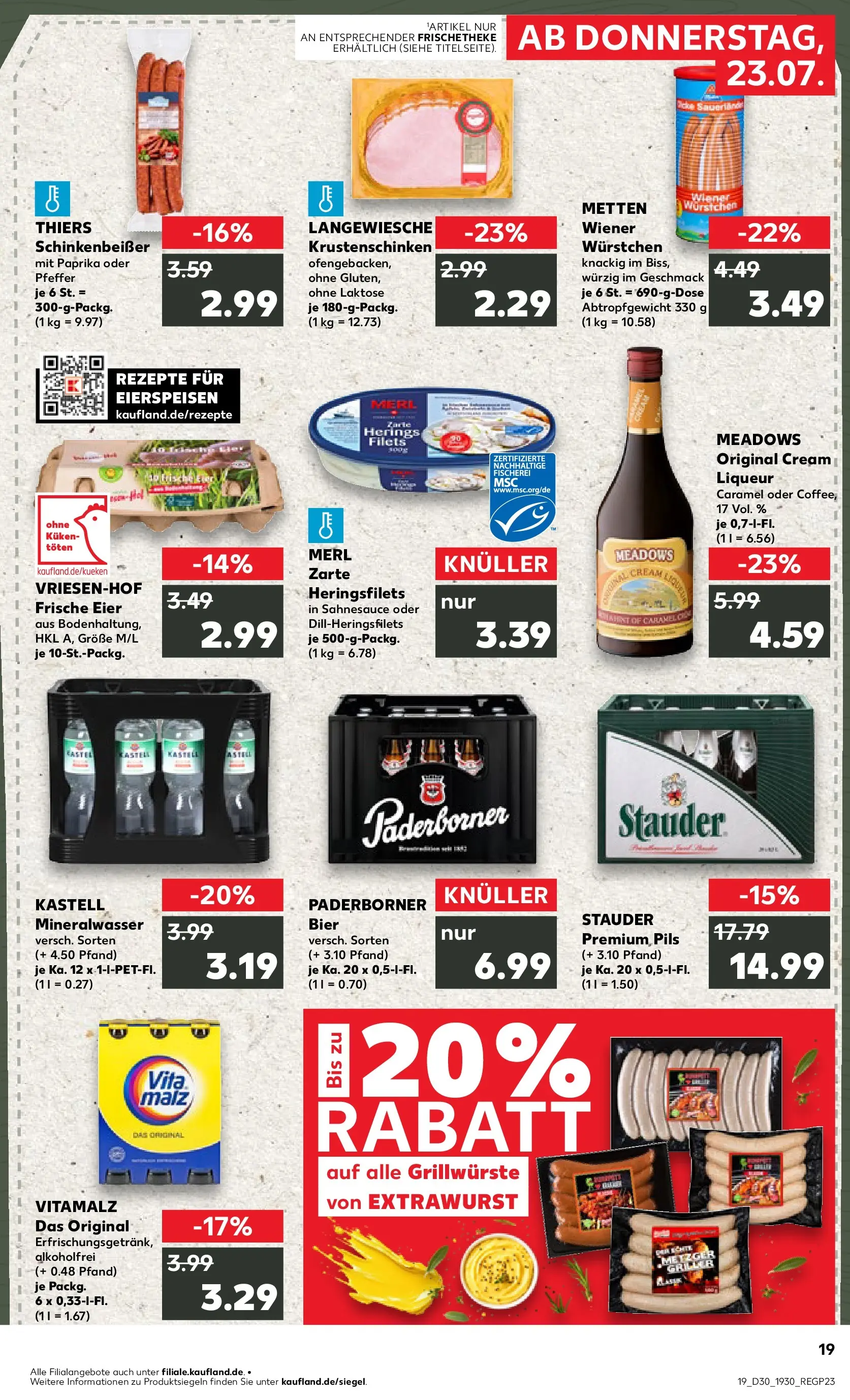 Prospekt Kaufland ab 20.07.2026 ยป Angebote und Werbung Online | Seite: 28 | Produkte: Wiener wurstchen, Bier, Paprika, Pfeffer Prospekt Kaufland ab 20.07.2026 ยป Angebote Online zum Blรคttern | Seite: 28 | Produkte: Wiener wurstchen, Bier, Paprika, Pfeffer