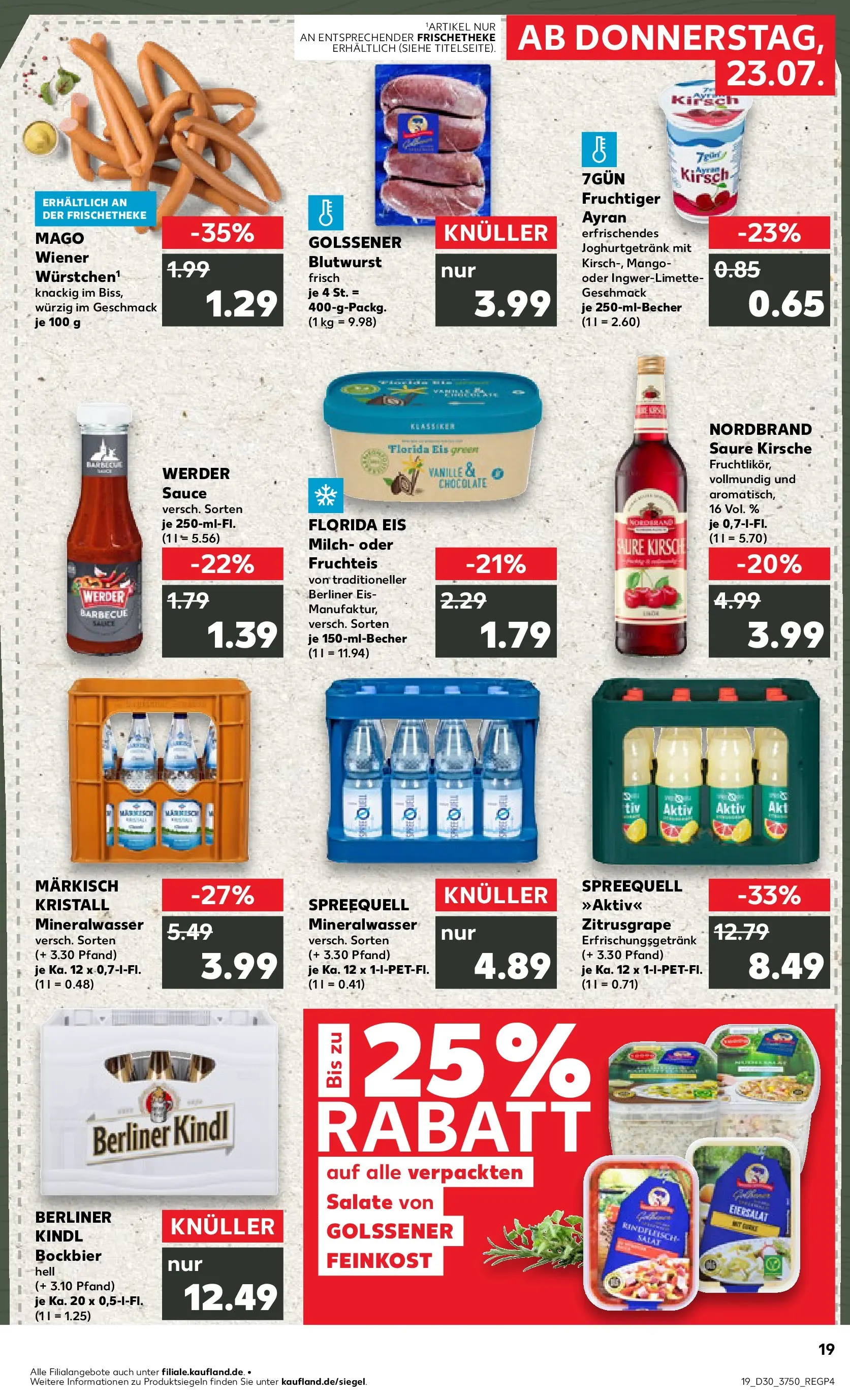 Prospekt Kaufland ab 20.07.2026 ยป Angebote und Werbung Online | Seite: 28 | Produkte: Milch, Mineralwasser, Mango, Eis Prospekt Kaufland ab 20.07.2026 ยป Angebote Online zum Blรคttern | Seite: 28 | Produkte: Milch, Mineralwasser, Mango, Eis