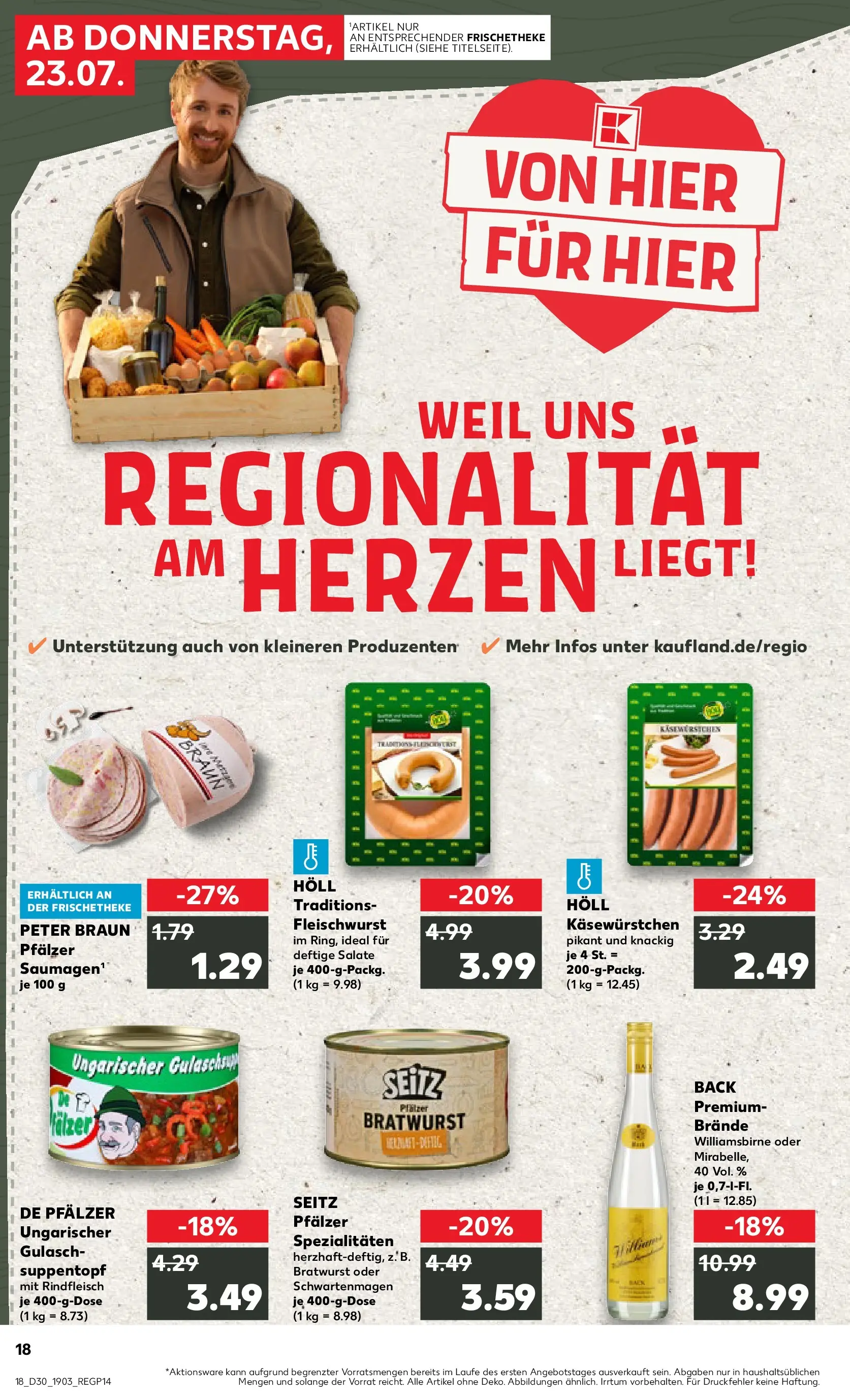 Prospekt Kaufland ab 20.07.2026 ยป Angebote und Werbung Online | Seite: 27 | Produkte: Bratwurst, Gulasch, Rindfleisch Prospekt Kaufland ab 20.07.2026 ยป Angebote Online zum Blรคttern | Seite: 27 | Produkte: Bratwurst, Gulasch, Rindfleisch