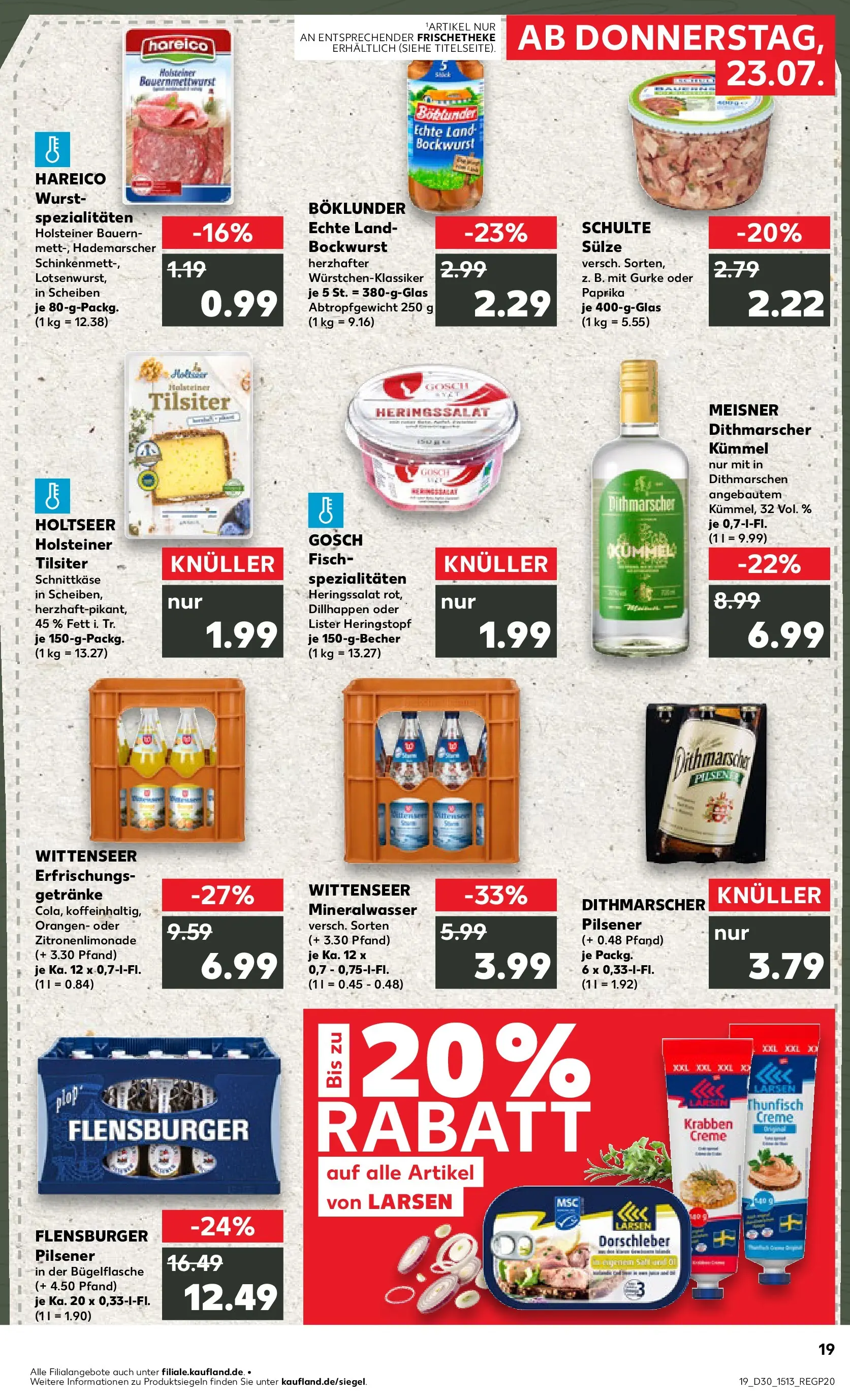 Prospekt Kaufland ab 20.07.2026 ยป Angebote und Werbung Online | Seite: 28 | Produkte: Bockwurst, Flensburger, Fisch, Paprika Prospekt Kaufland ab 20.07.2026 ยป Angebote Online zum Blรคttern | Seite: 28 | Produkte: Bockwurst, Flensburger, Fisch, Paprika
