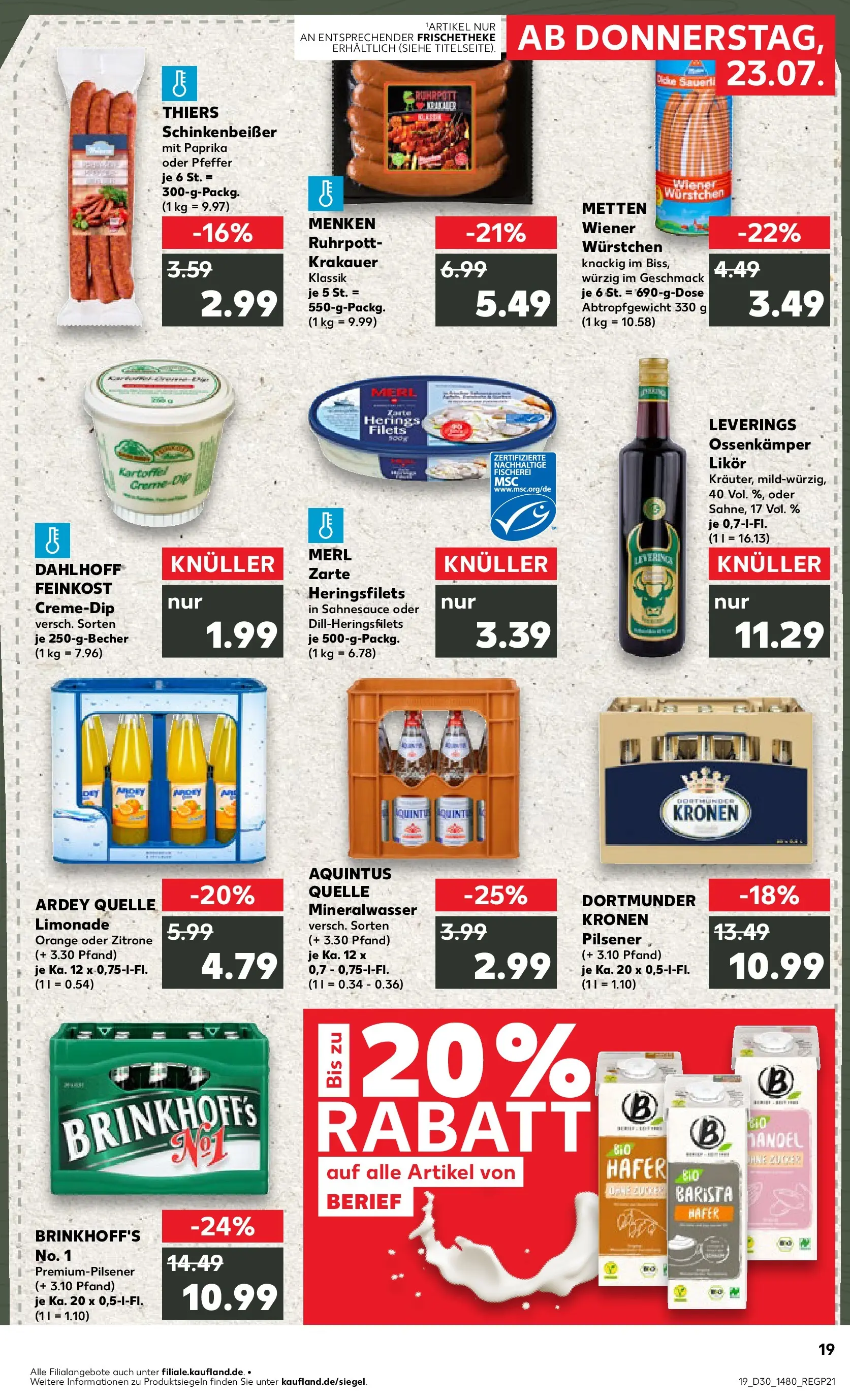Prospekt Kaufland ab 20.07.2026 ยป Angebote und Werbung Online | Seite: 28 | Produkte: Likรถr, Mineralwasser, Pfeffer, Zitrone Prospekt Kaufland ab 20.07.2026 ยป Angebote Online zum Blรคttern | Seite: 28 | Produkte: Likรถr, Mineralwasser, Pfeffer, Zitrone