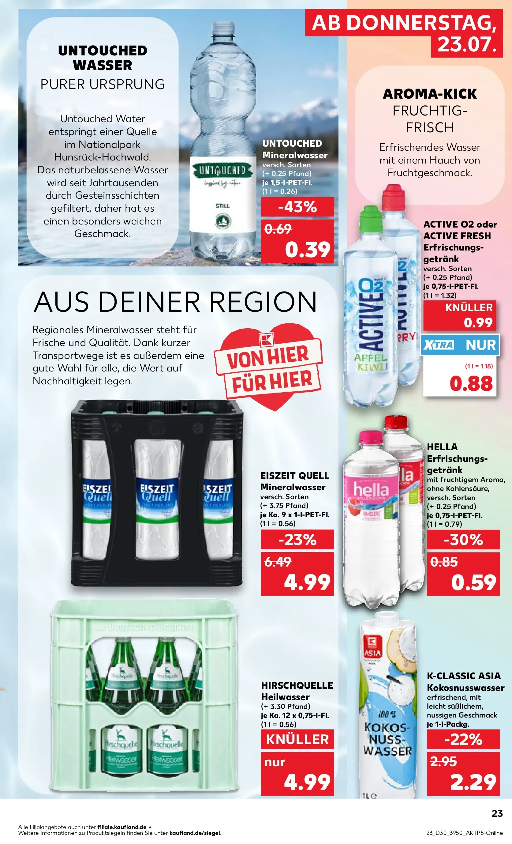 Prospekt Kaufland ab 20.07.2026 ยป Angebote und Werbung Online | Seite: 32 | Produkte: รpfel, Mineralwasser, Wasser, Hella Prospekt Kaufland ab 20.07.2026 ยป Angebote Online zum Blรคttern | Seite: 32 | Produkte: รpfel, Mineralwasser, Wasser, Hella
