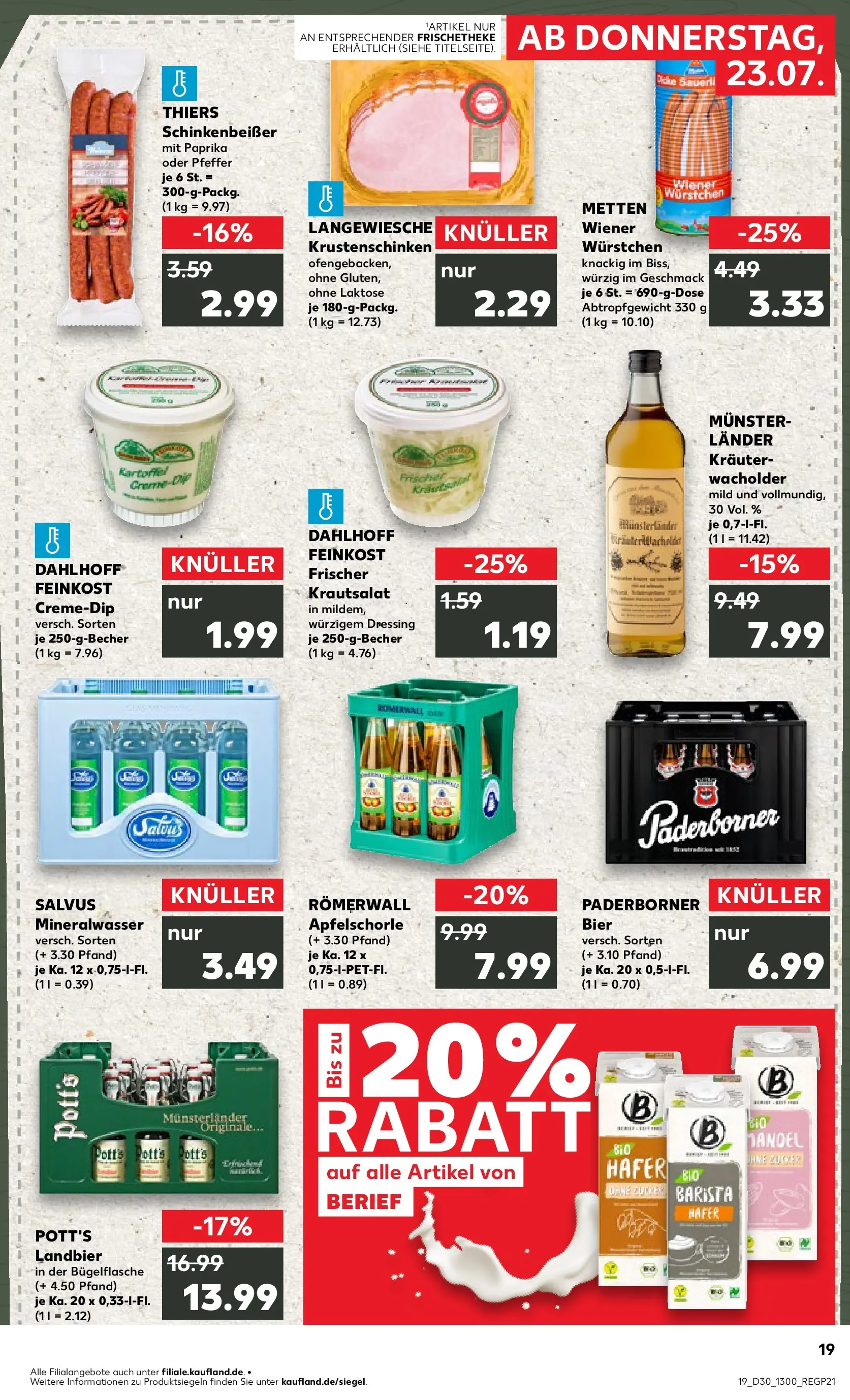 Prospekt Kaufland ab 20.07.2026 ยป Angebote und Werbung Online | Seite: 28 | Produkte: Wiener wurstchen, Dressing, Paprika, Pfeffer Prospekt Kaufland ab 20.07.2026 ยป Angebote Online zum Blรคttern | Seite: 28 | Produkte: Wiener wurstchen, Dressing, Paprika, Pfeffer