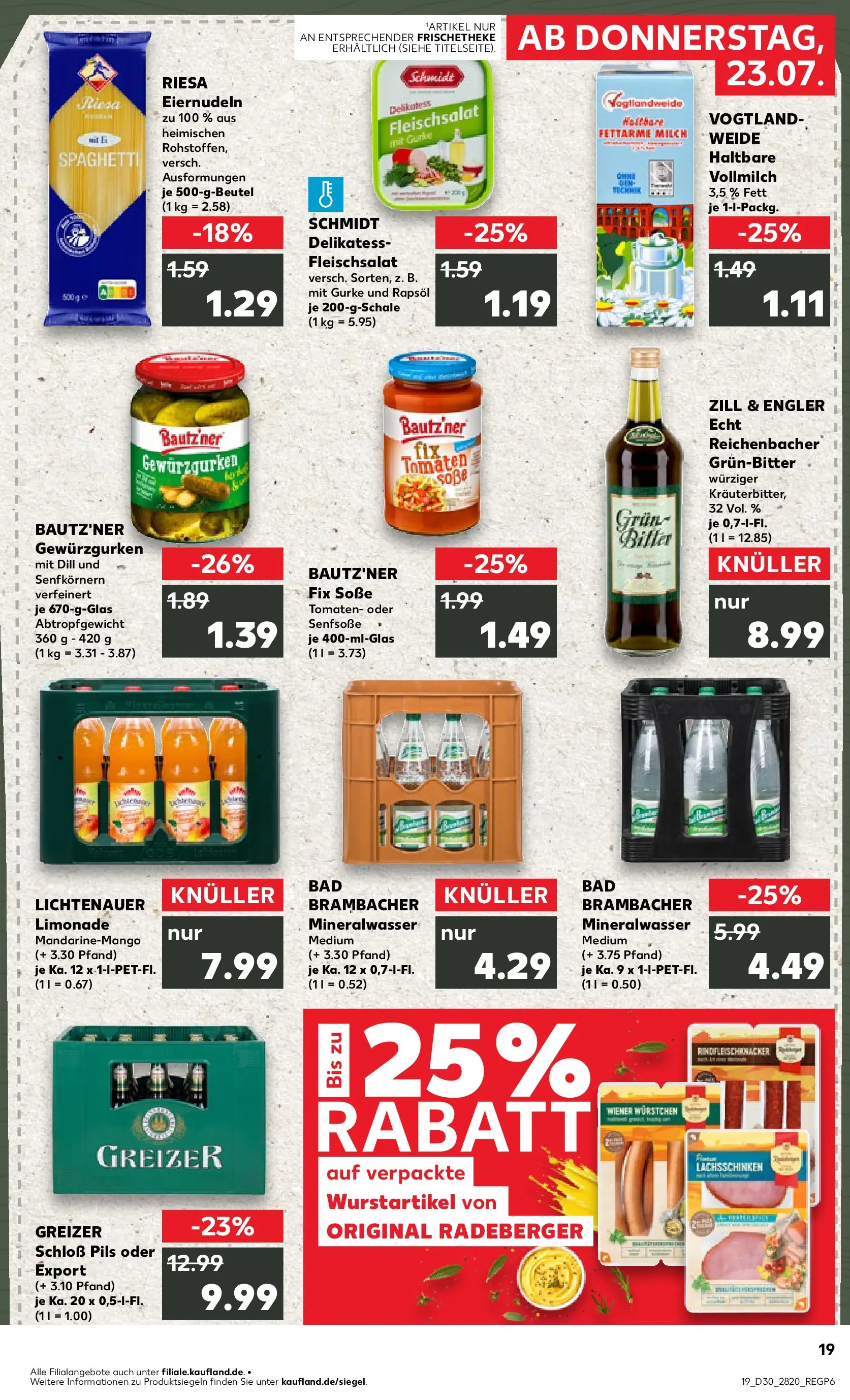 Prospekt Kaufland ab 20.07.2026 ยป Angebote und Werbung Online | Seite: 28 | Produkte: Wiener wurstchen, Milch, Pils, Soรe Prospekt Kaufland ab 20.07.2026 ยป Angebote Online zum Blรคttern | Seite: 28 | Produkte: Wiener wurstchen, Milch, Pils, Soรe