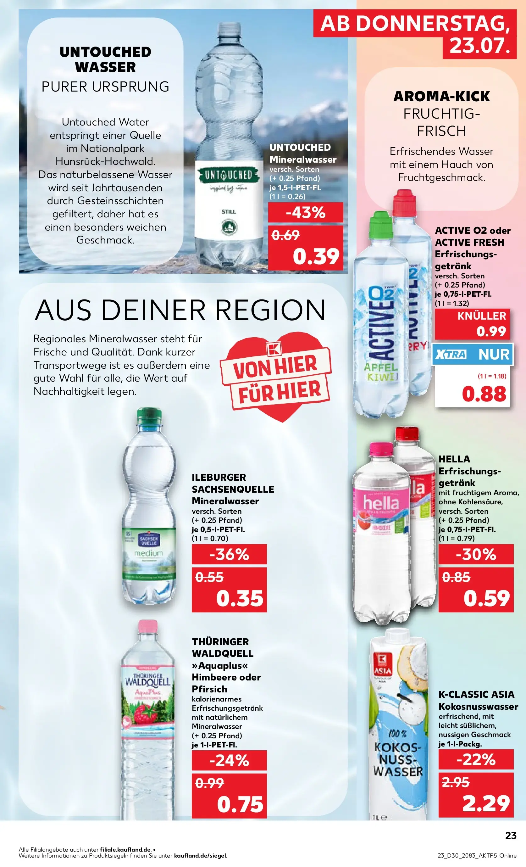 Prospekt Kaufland ab 20.07.2026 ยป Angebote und Werbung Online | Seite: 32 | Produkte: รpfel, Mineralwasser, Wasser, Hella Prospekt Kaufland ab 20.07.2026 ยป Angebote Online zum Blรคttern | Seite: 32 | Produkte: รpfel, Mineralwasser, Wasser, Hella