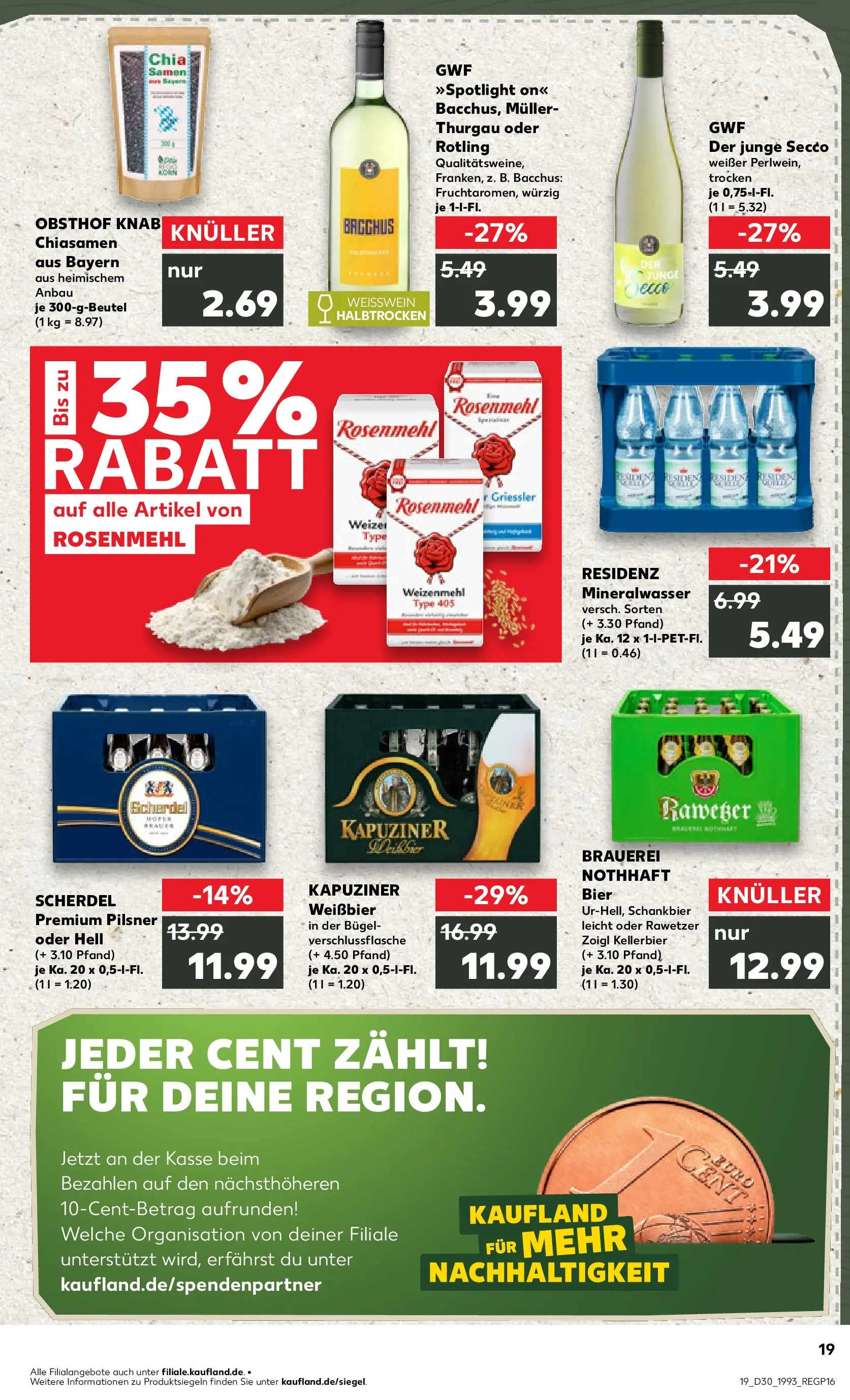 Prospekt Kaufland ab 20.07.2026 ยป Angebote und Werbung Online | Seite: 28 | Produkte: Bier, Weiรbier, Weizenmehl, Mineralwasser Prospekt Kaufland ab 20.07.2026 ยป Angebote Online zum Blรคttern | Seite: 28 | Produkte: Bier, Weiรbier, Weizenmehl, Mineralwasser