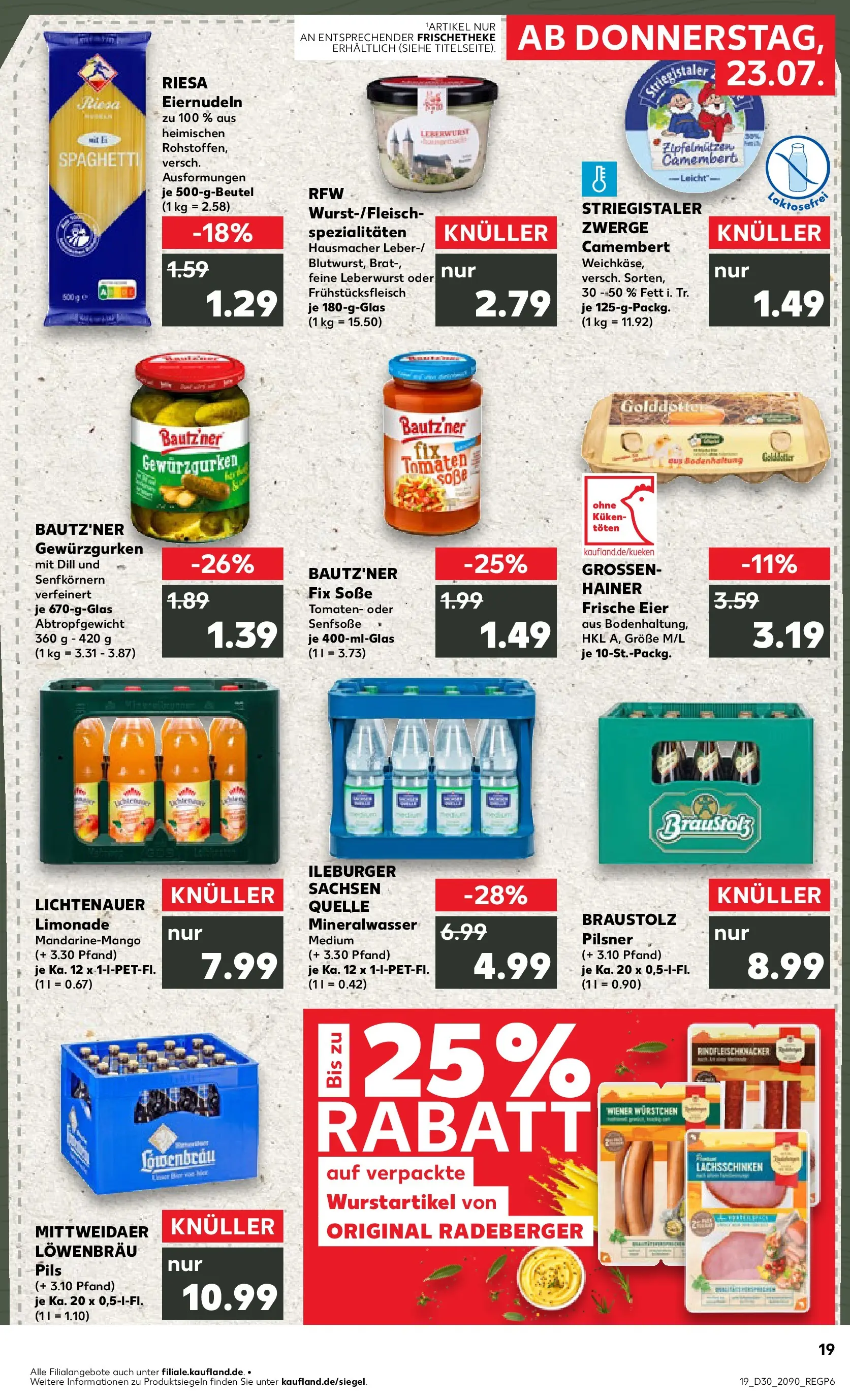 Prospekt Kaufland ab 20.07.2026 ยป Angebote und Werbung Online | Seite: 28 | Produkte: Wiener wurstchen, Eier, Mineralwasser, Dill Prospekt Kaufland ab 20.07.2026 ยป Angebote Online zum Blรคttern | Seite: 28 | Produkte: Wiener wurstchen, Eier, Mineralwasser, Dill